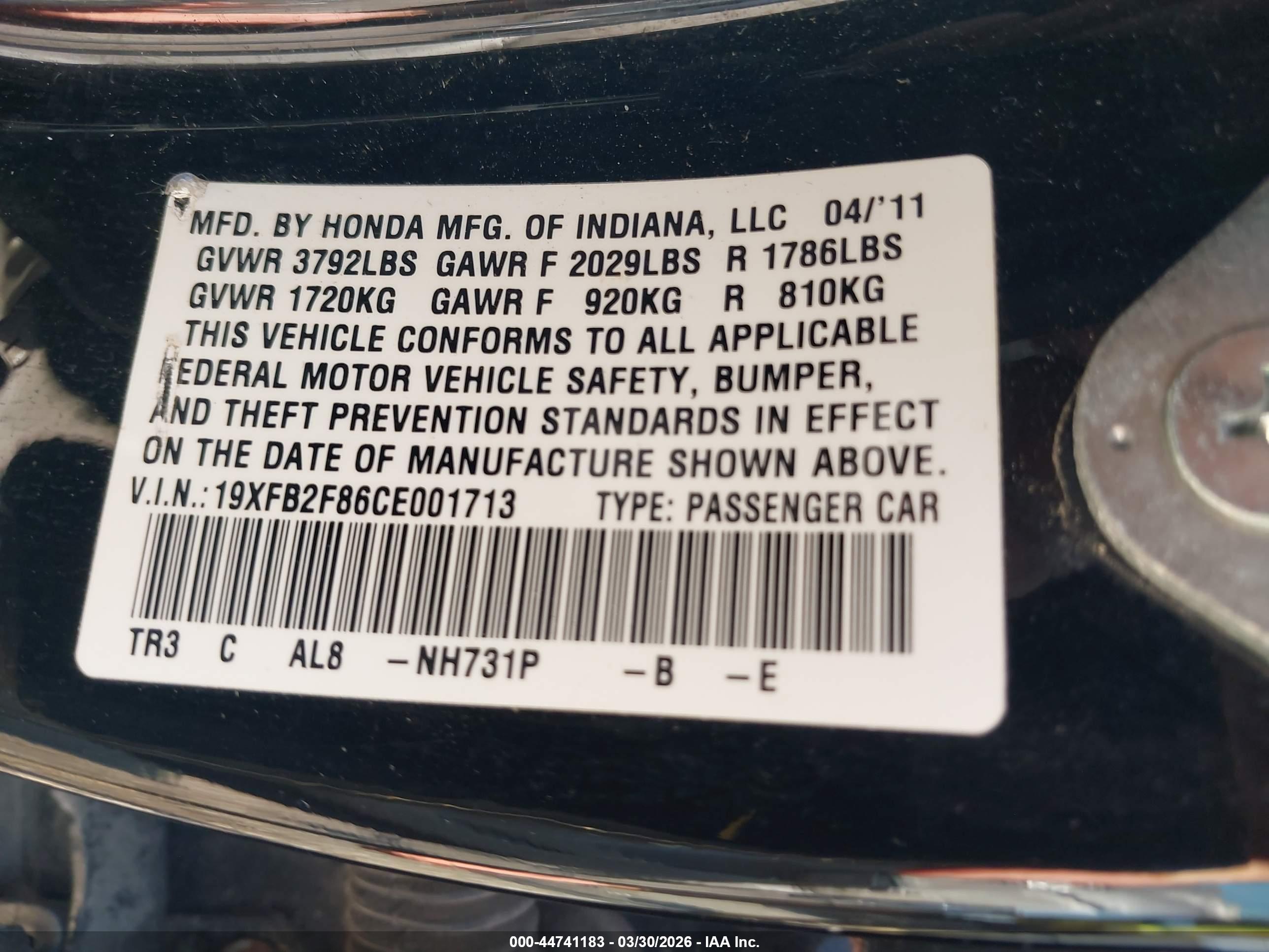 HONDA CIVIC image 9