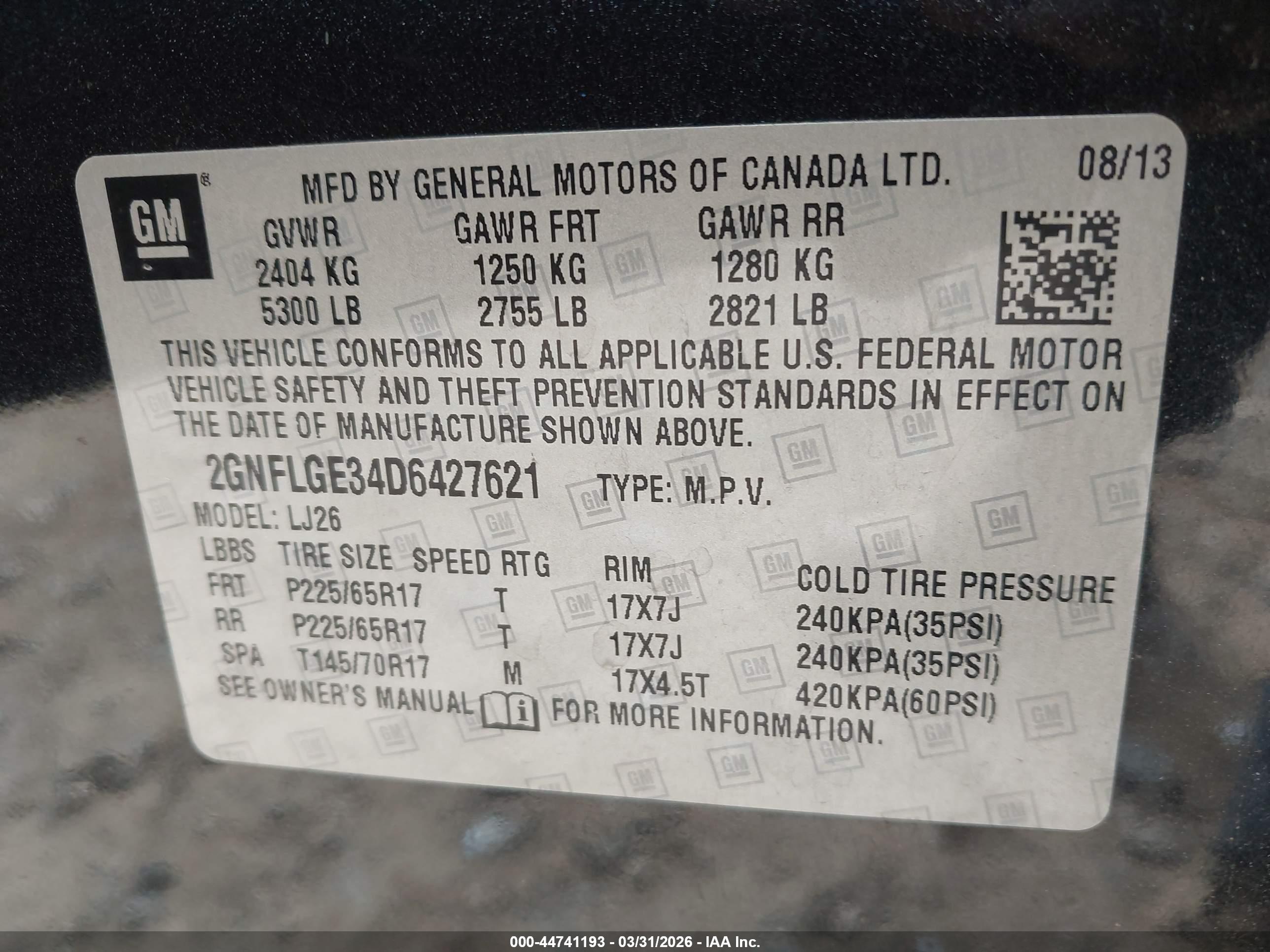 CHEVROLET EQUINOX image 9