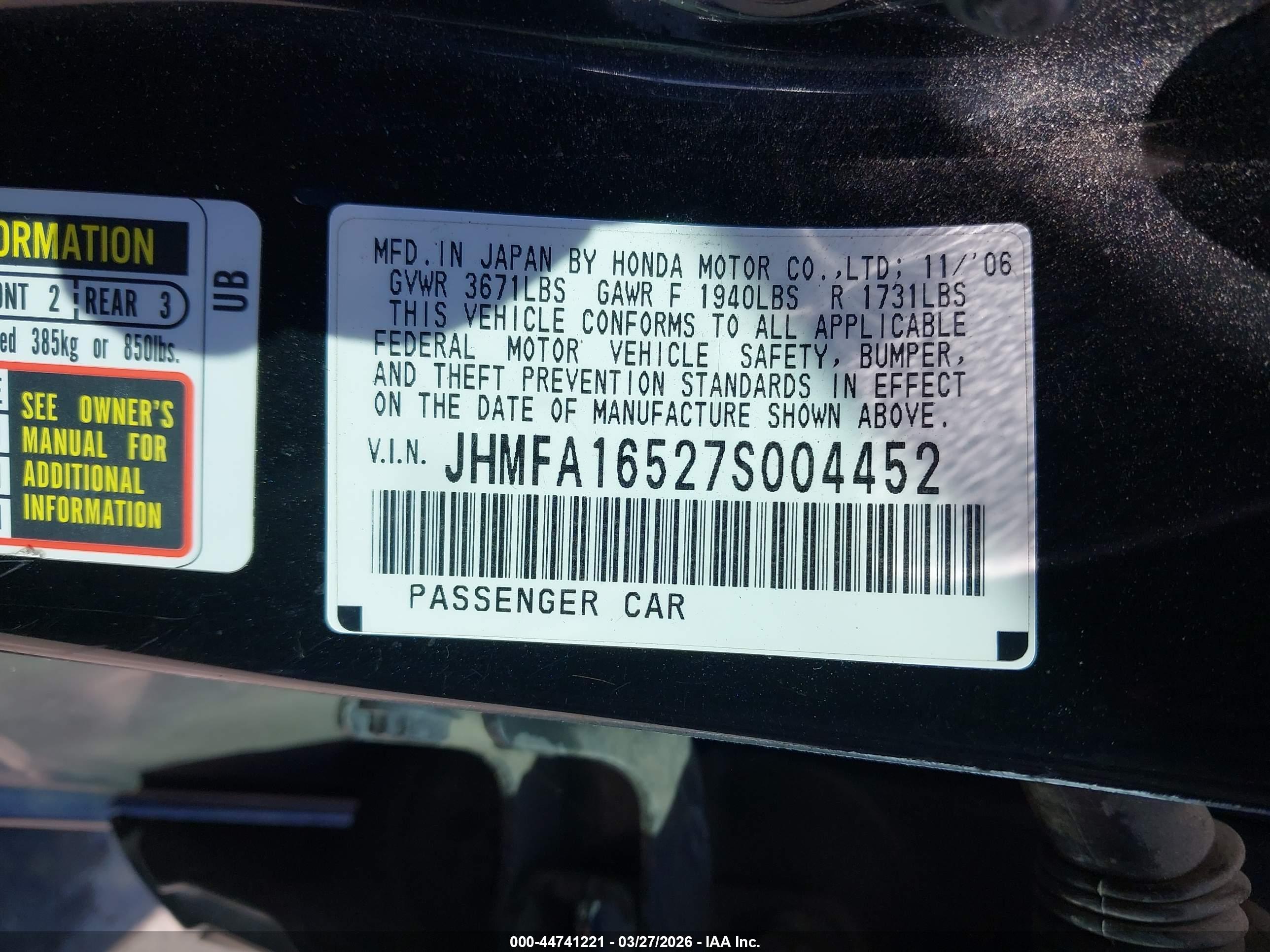 HONDA CIVIC image 9