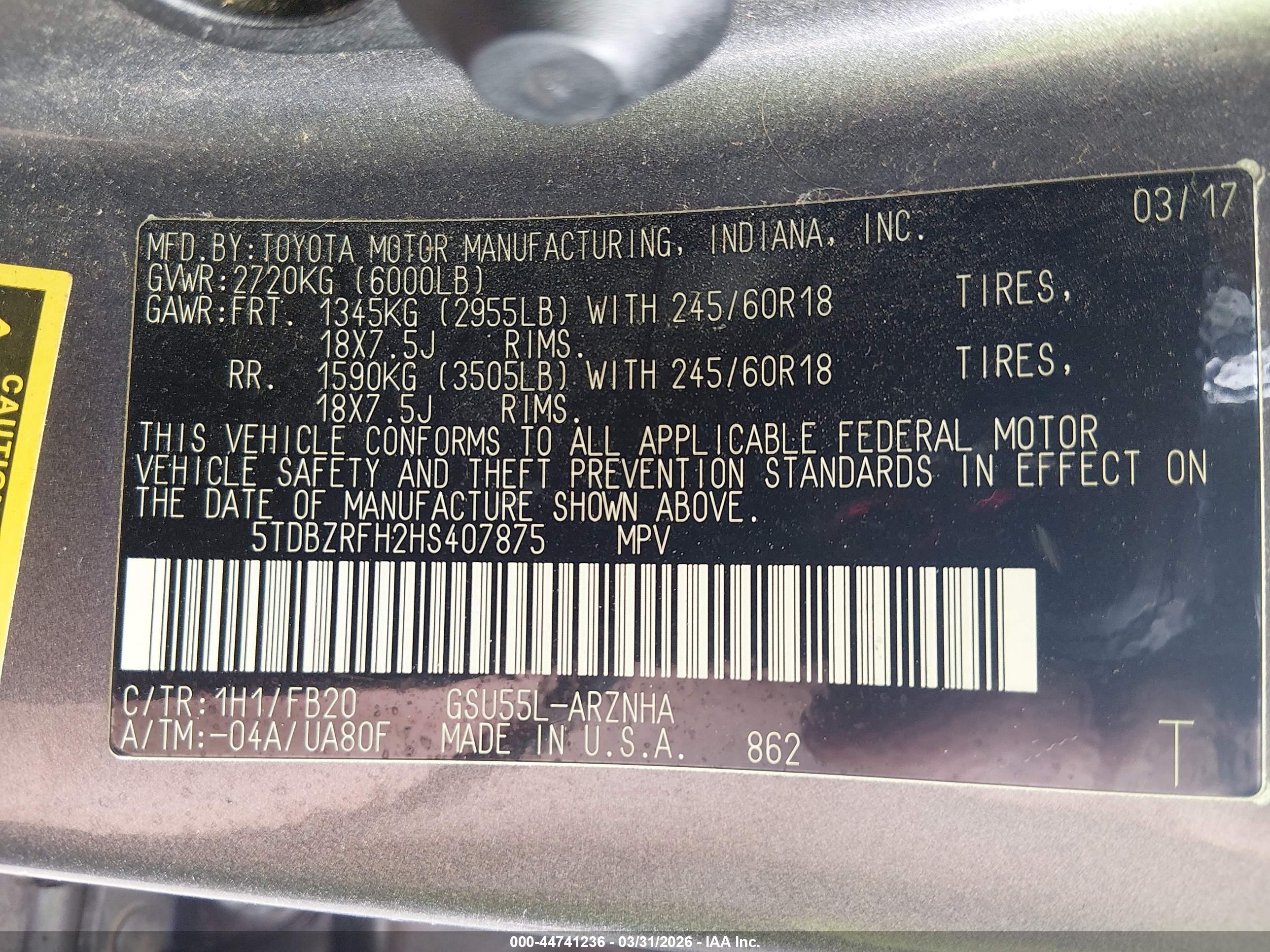 TOYOTA HIGHLANDER image 9