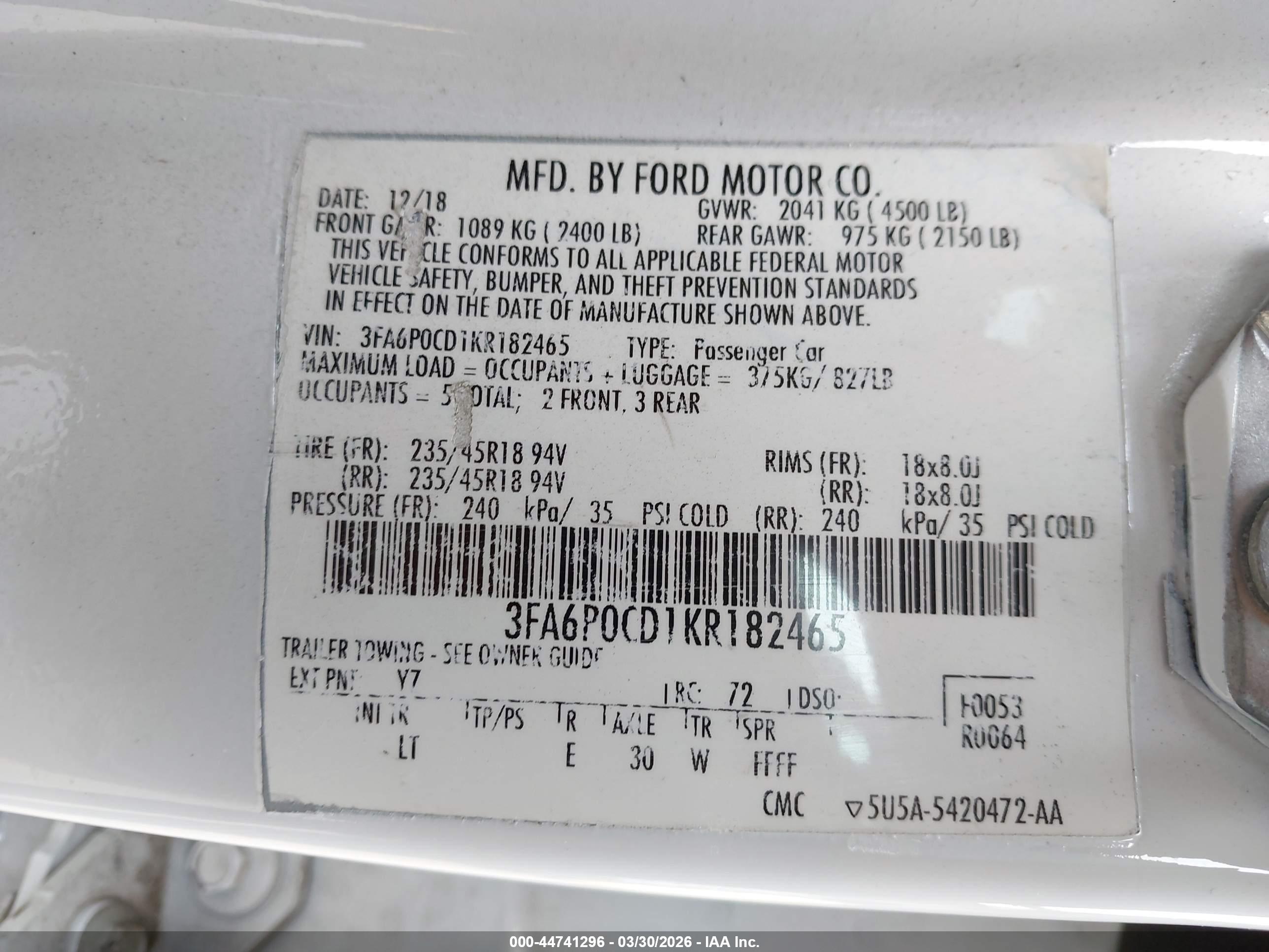 FORD FUSION image 9
