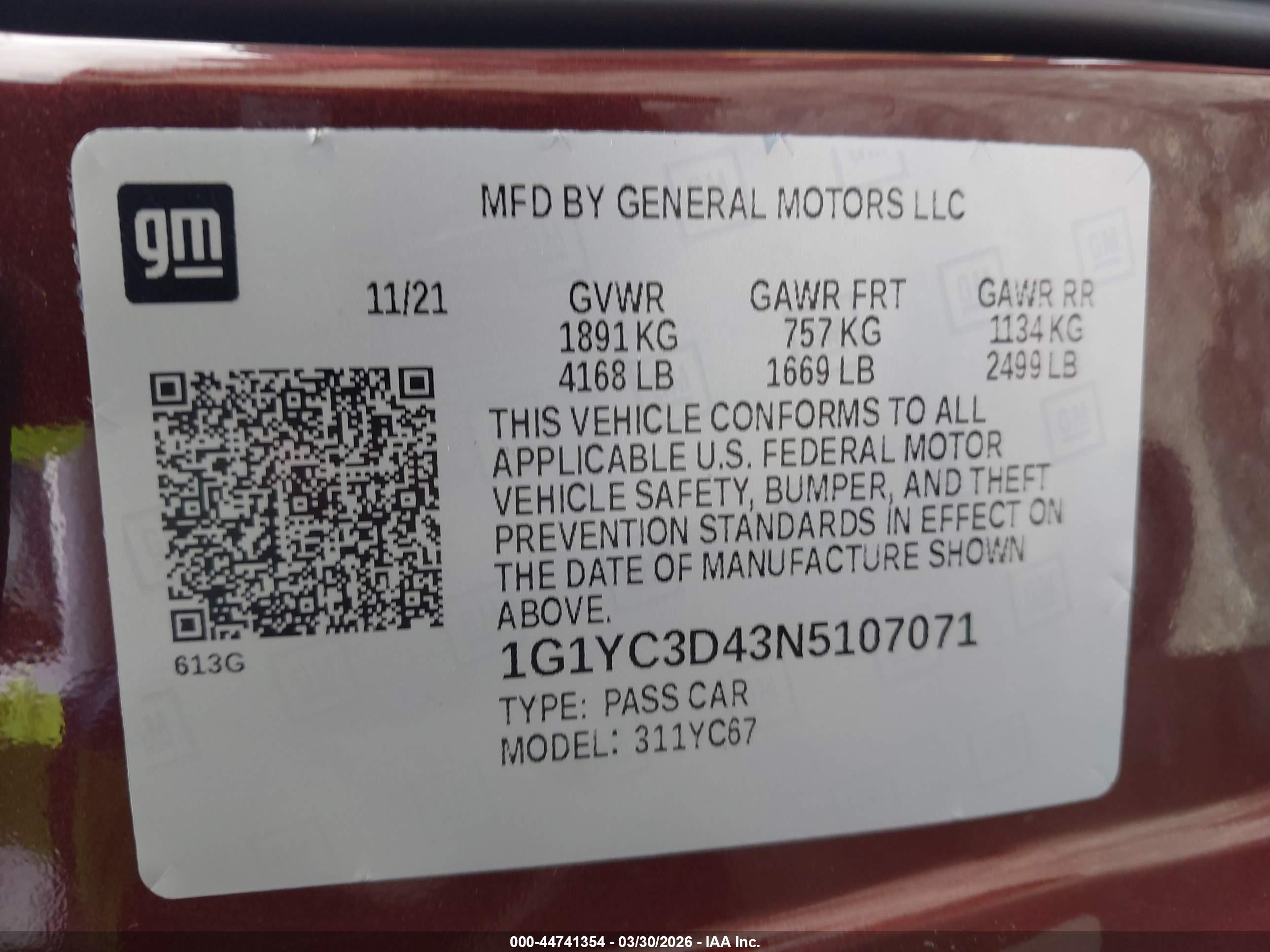 CHEVROLET CORVETTE image 9