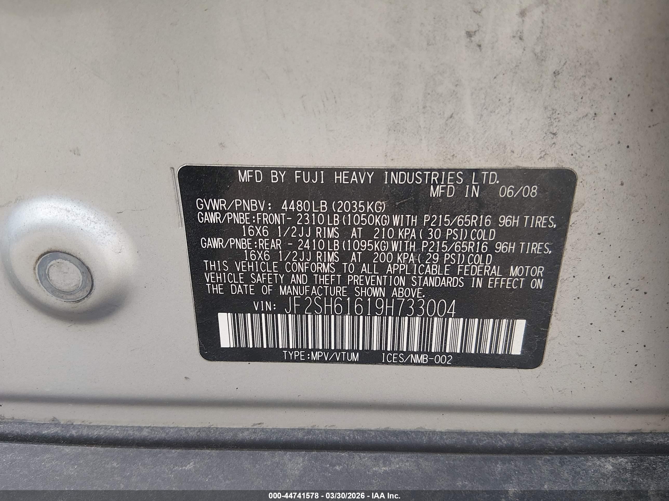 SUBARU FORESTER image 9