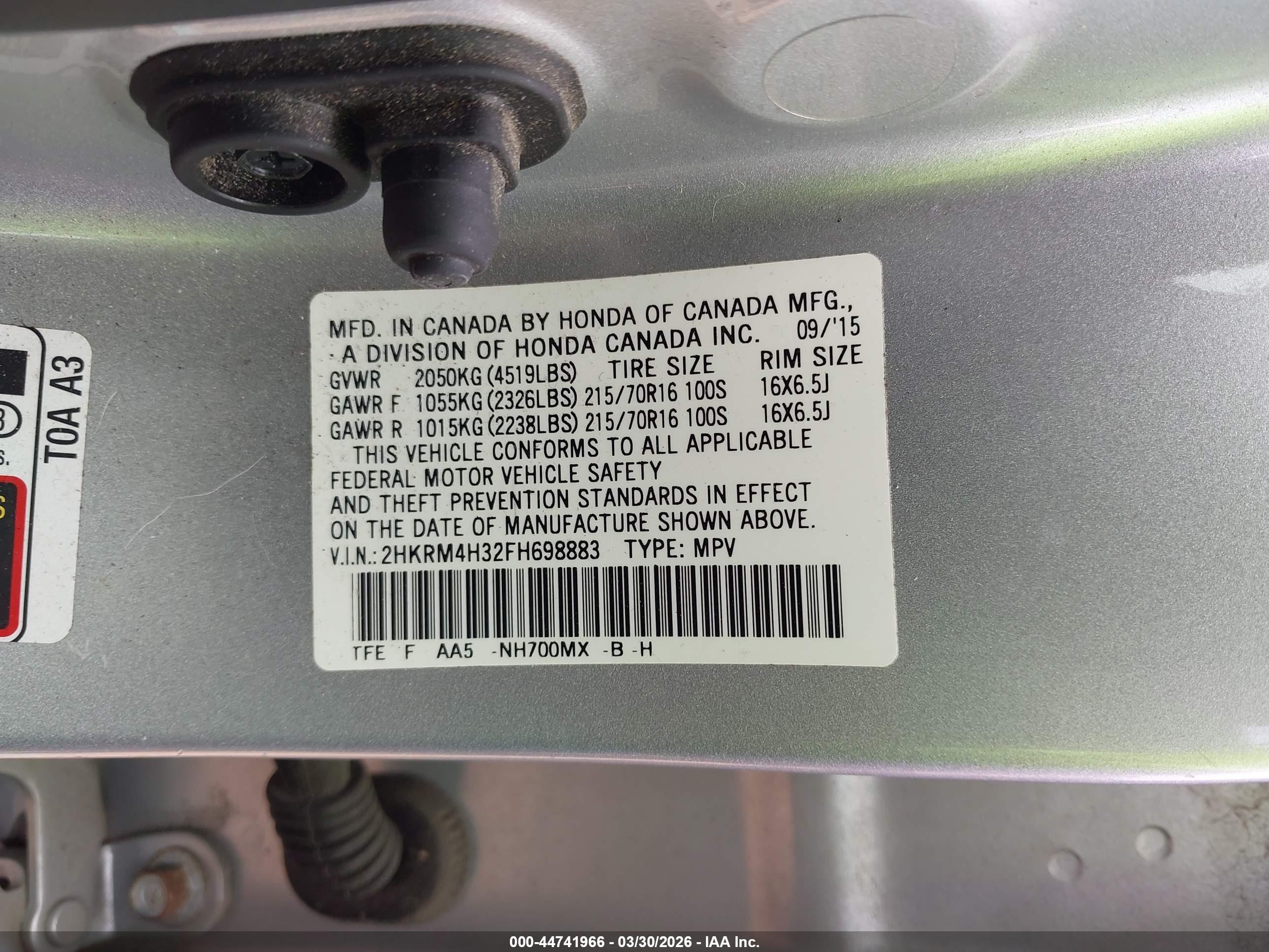 HONDA CR-V image 9