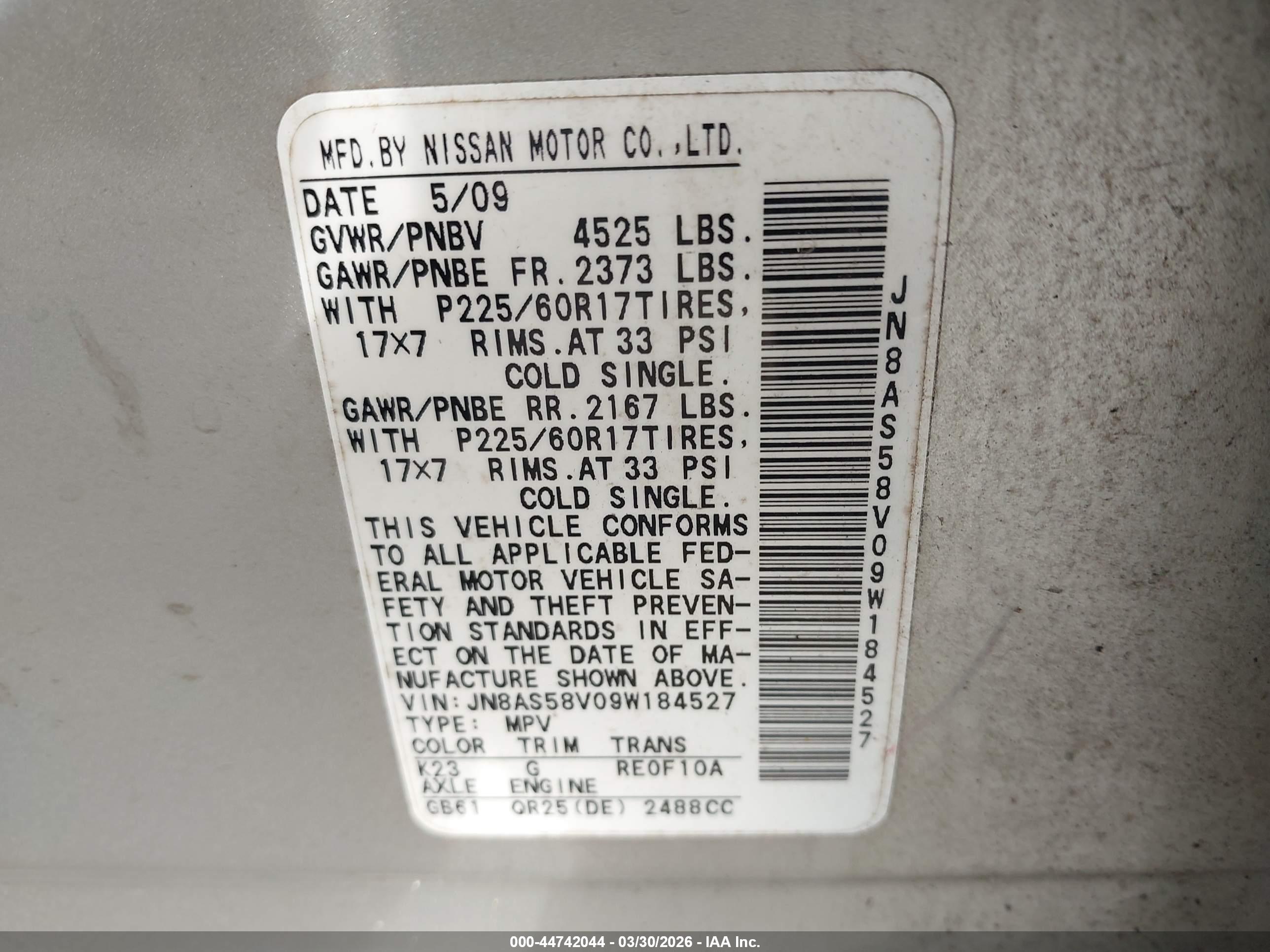 NISSAN ROGUE image 9