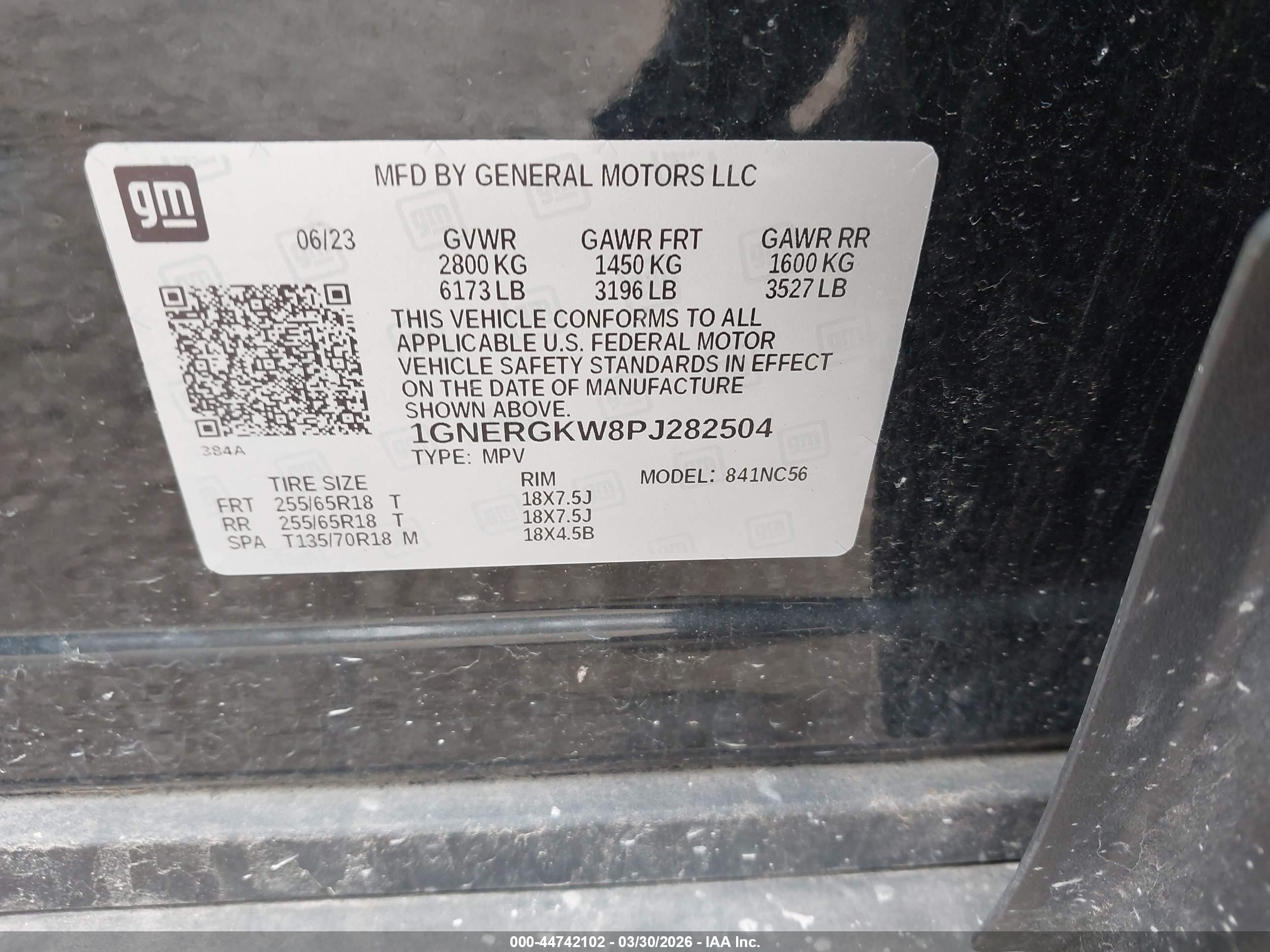 CHEVROLET TRAVERSE image 9