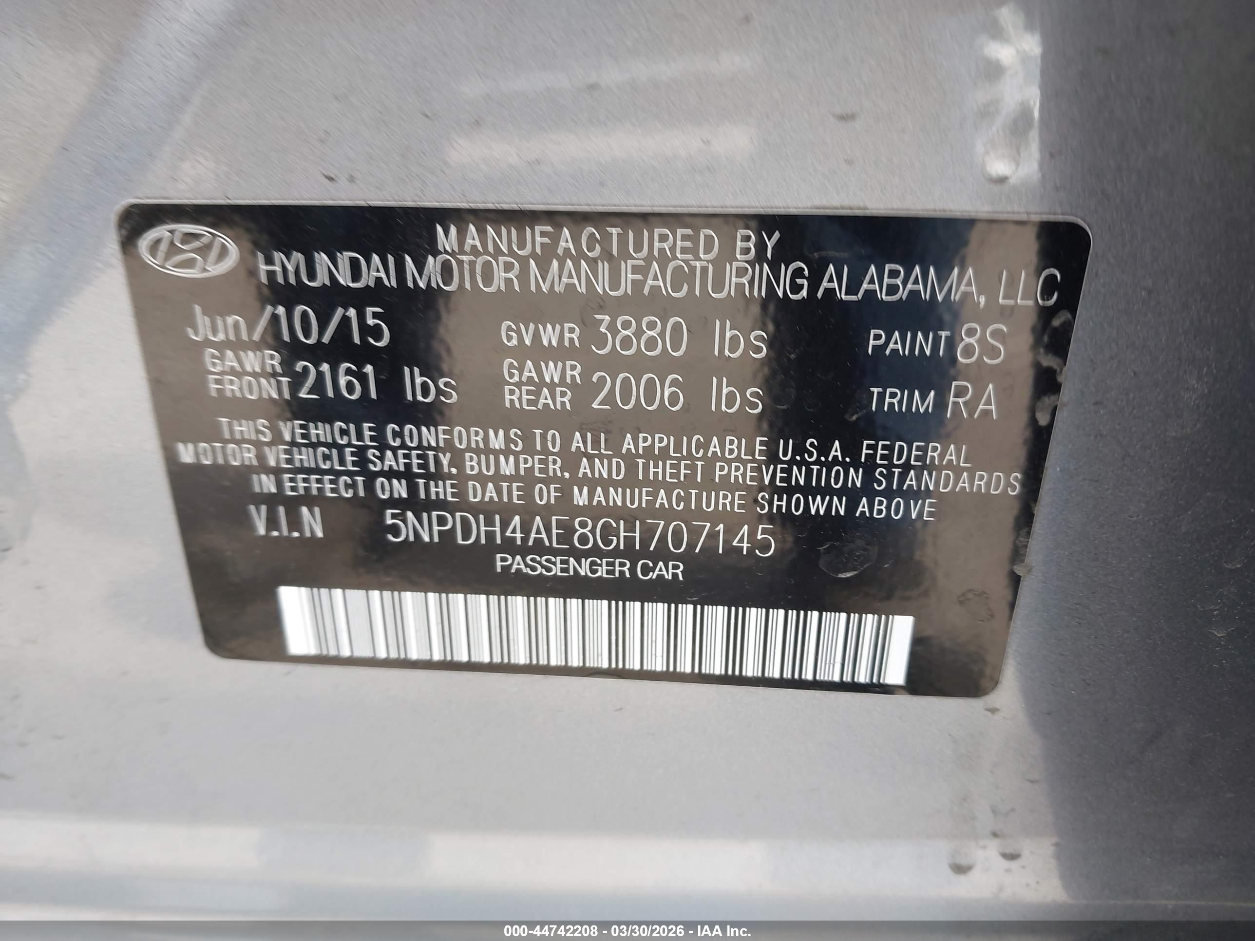 HYUNDAI ELANTRA image 9
