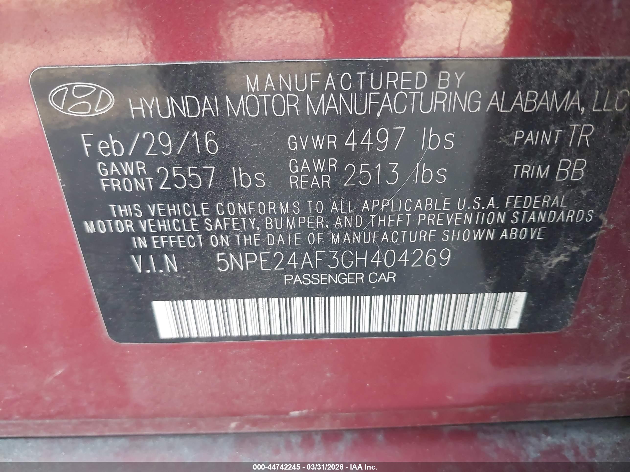 HYUNDAI SONATA image 9