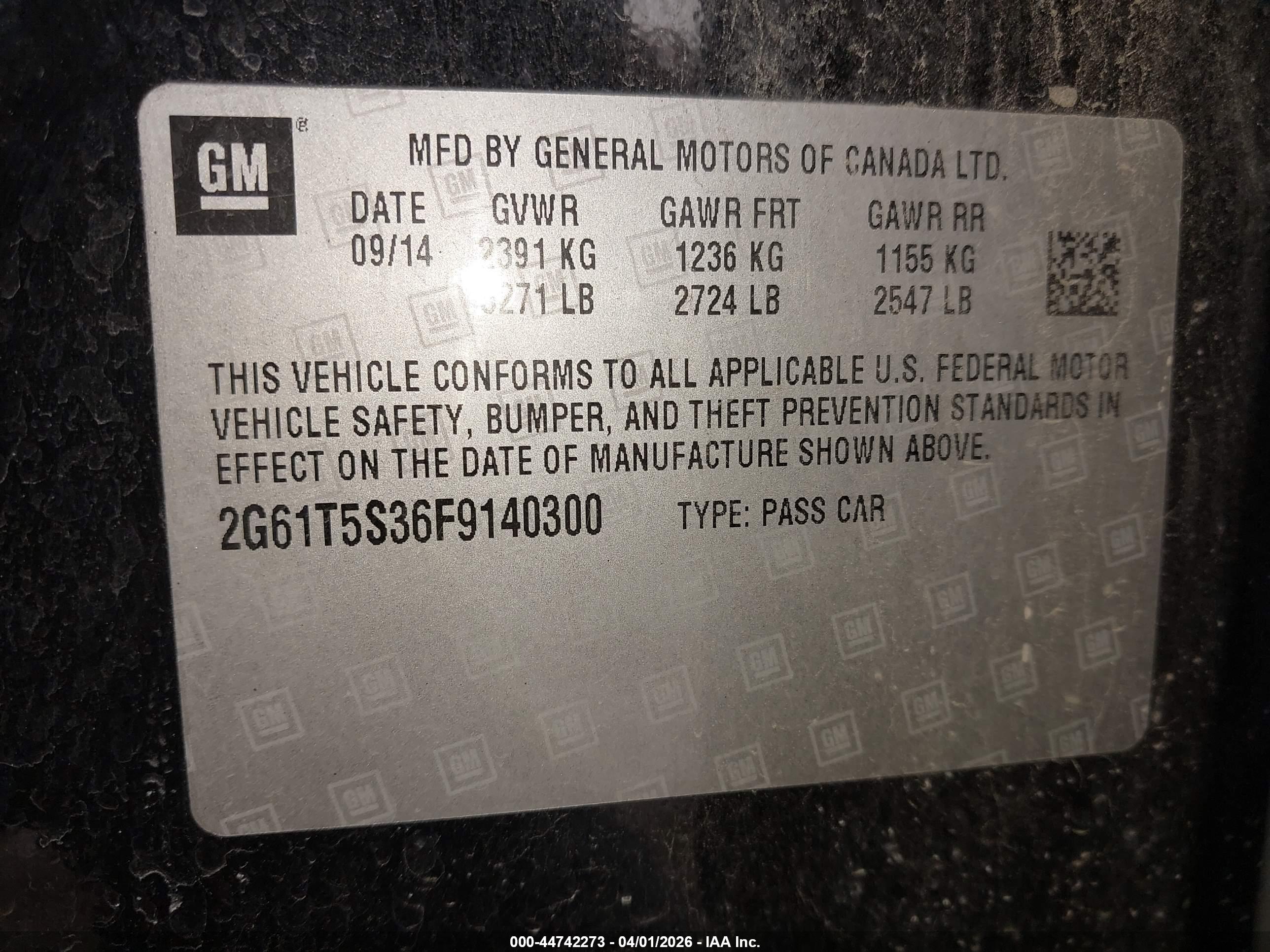 CADILLAC XTS image 9