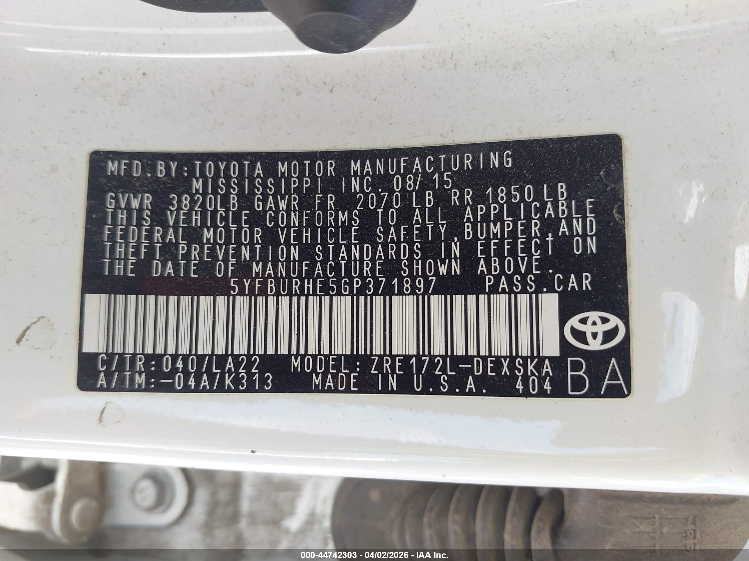 TOYOTA COROLLA image 9