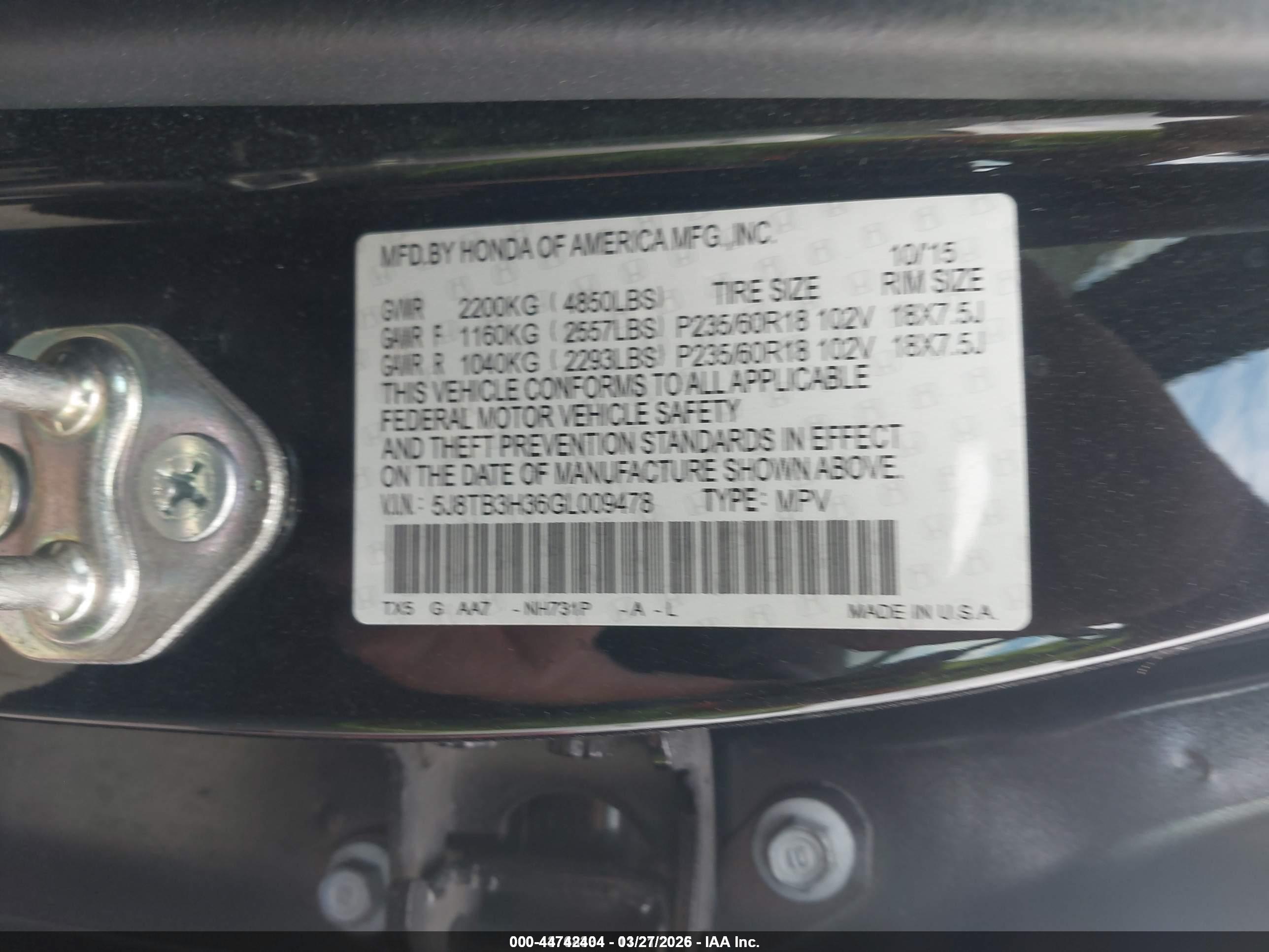 ACURA RDX image 9