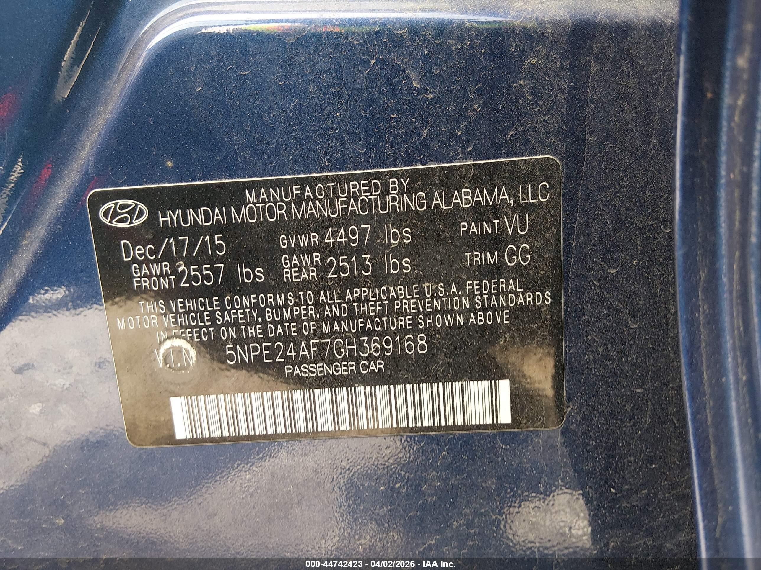 HYUNDAI SONATA image 9