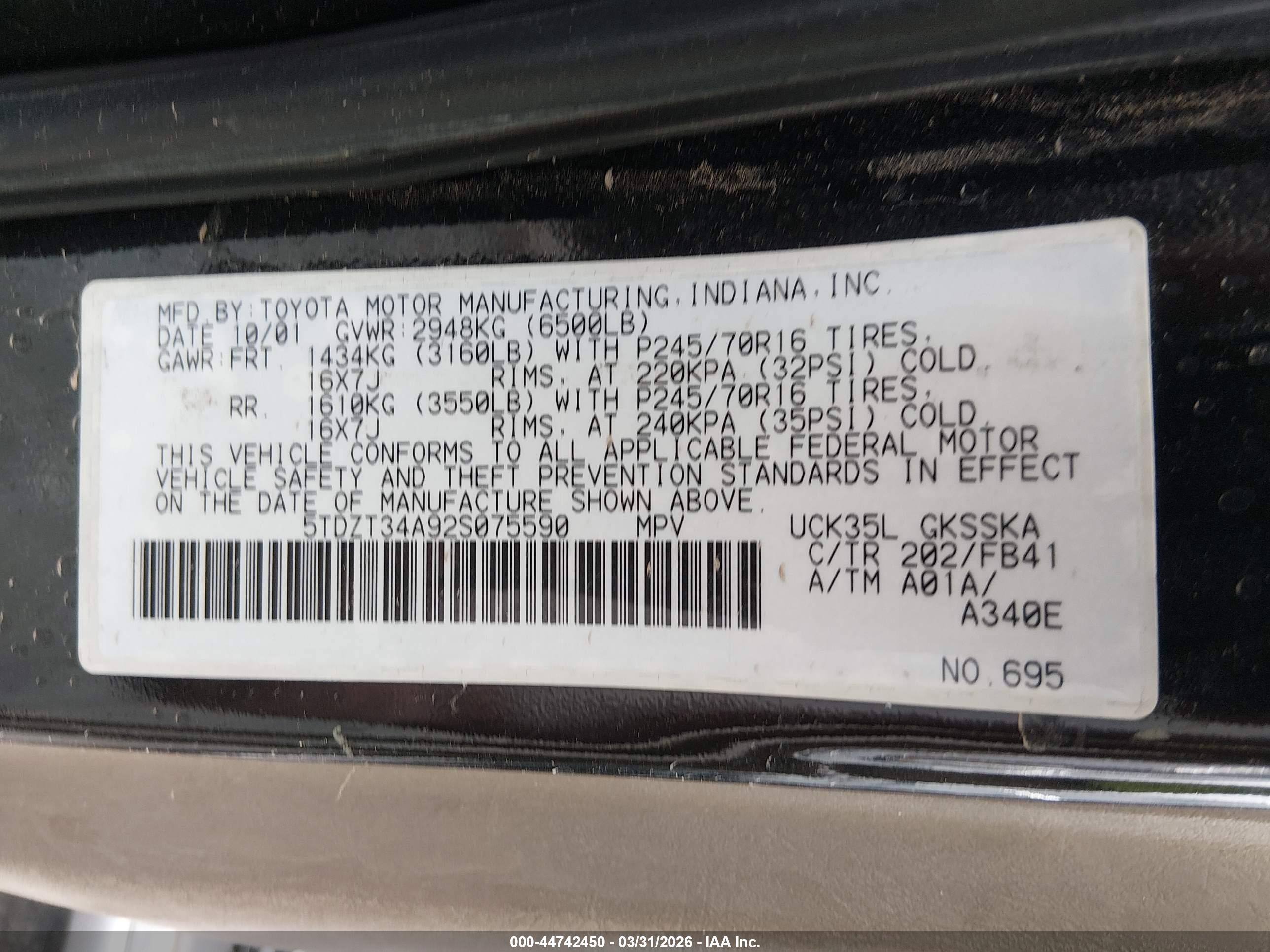 TOYOTA SEQUOIA image 9