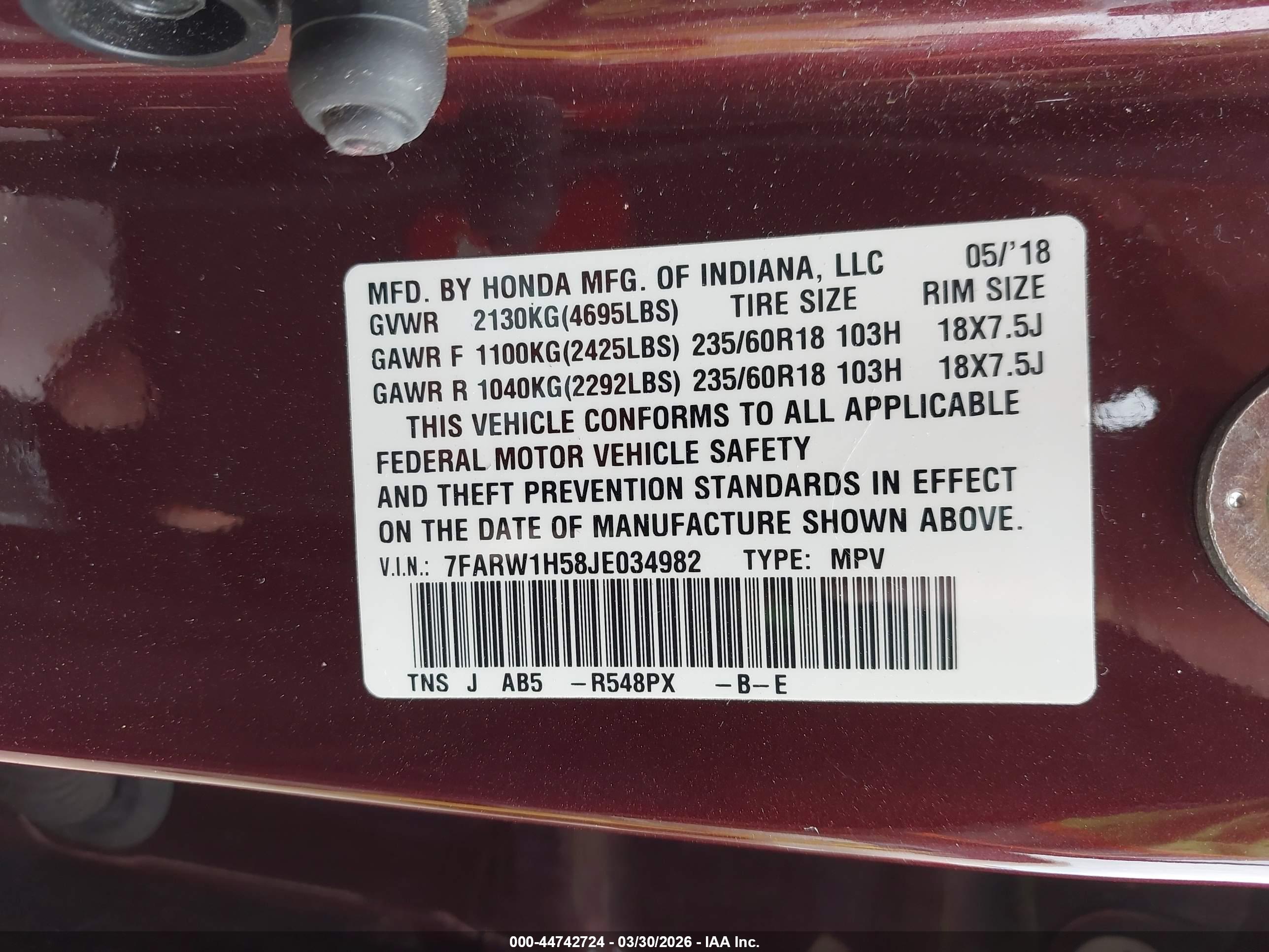 HONDA CR-V image 9