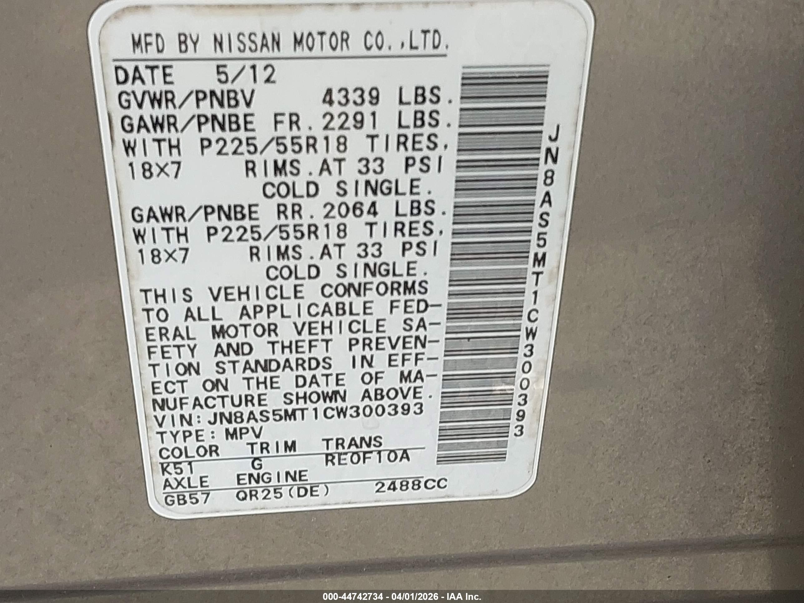 NISSAN ROGUE image 9