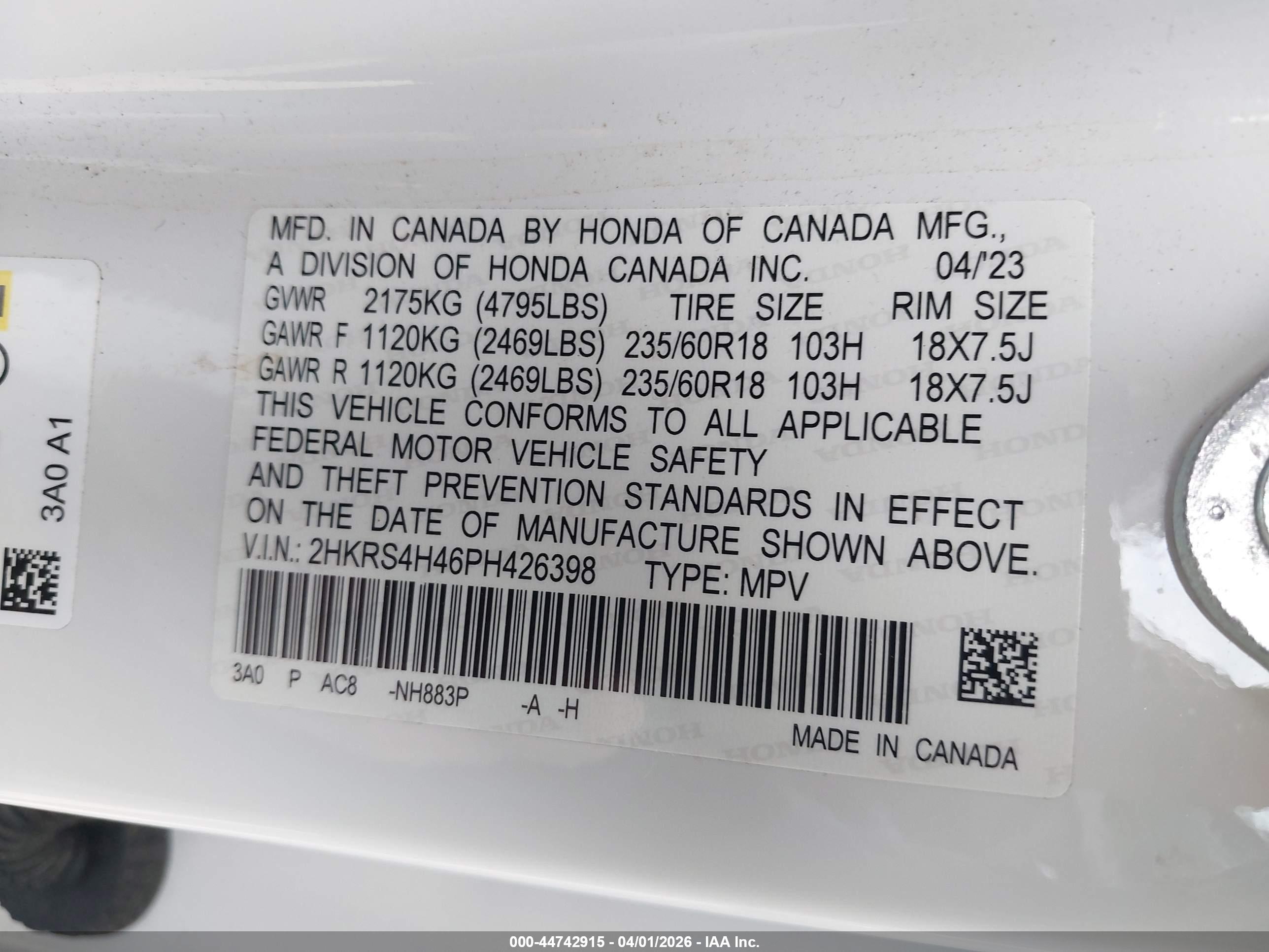 HONDA CR-V image 9