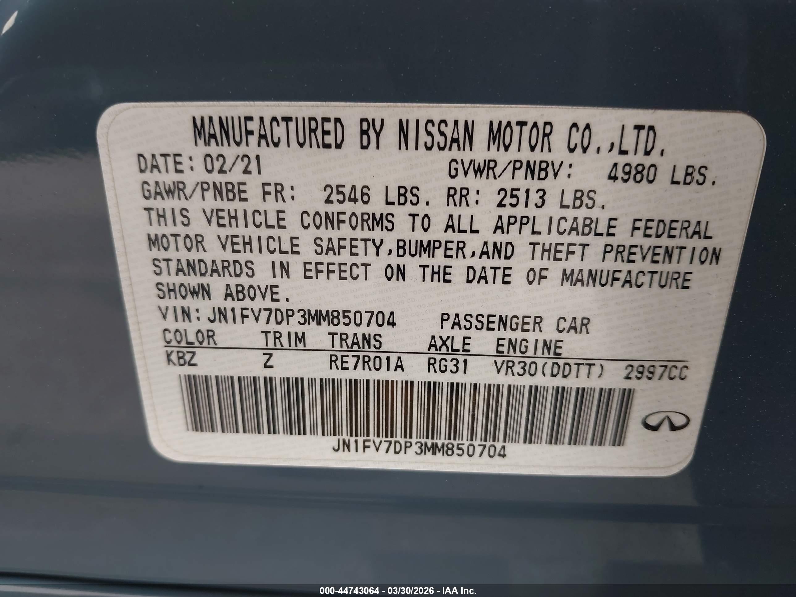INFINITI Q50 image 9