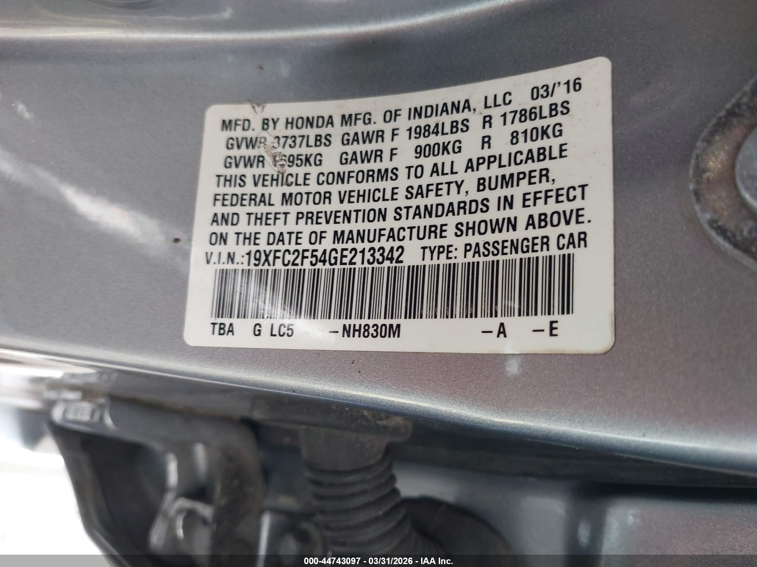 HONDA CIVIC image 9