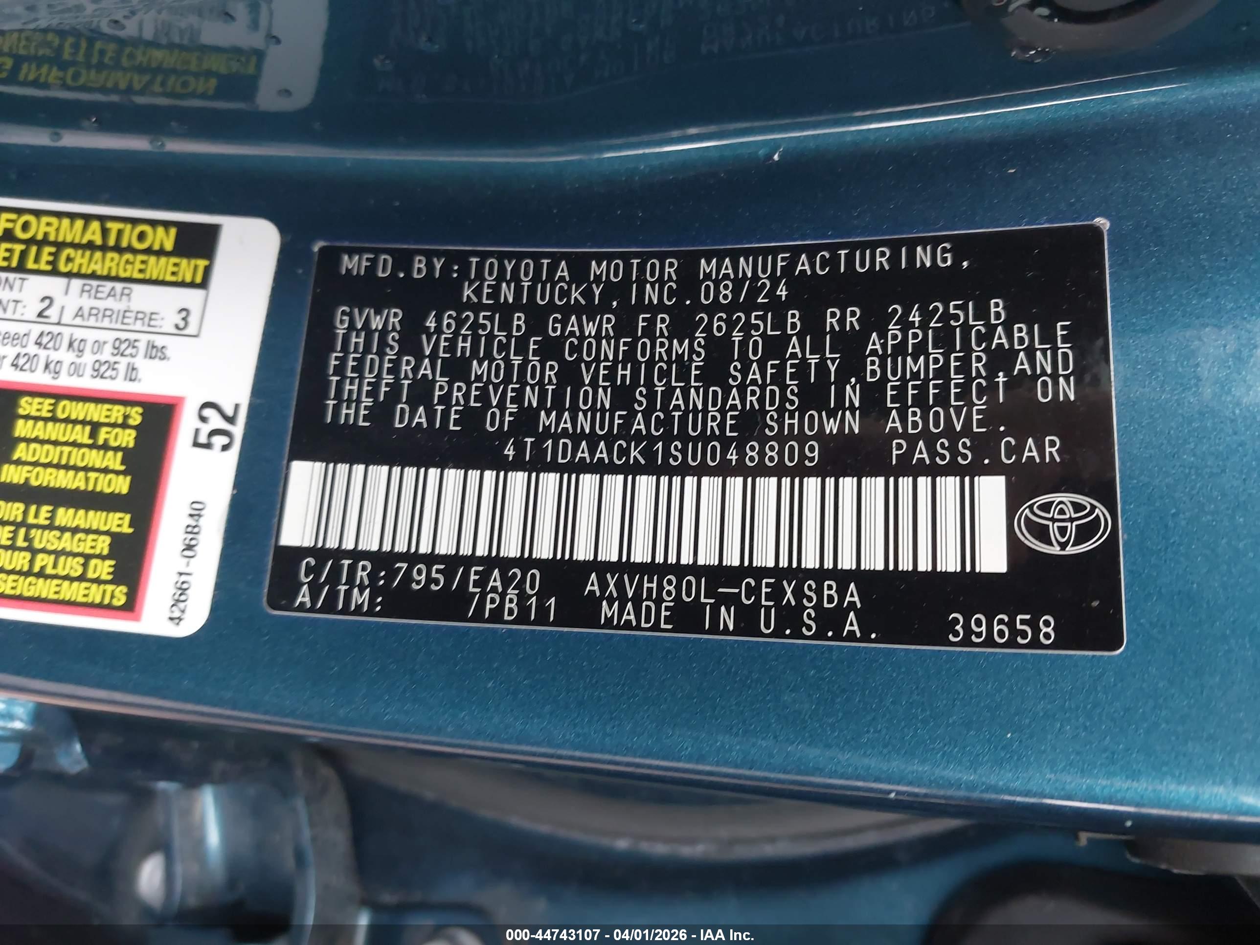 TOYOTA CAMRY image 9