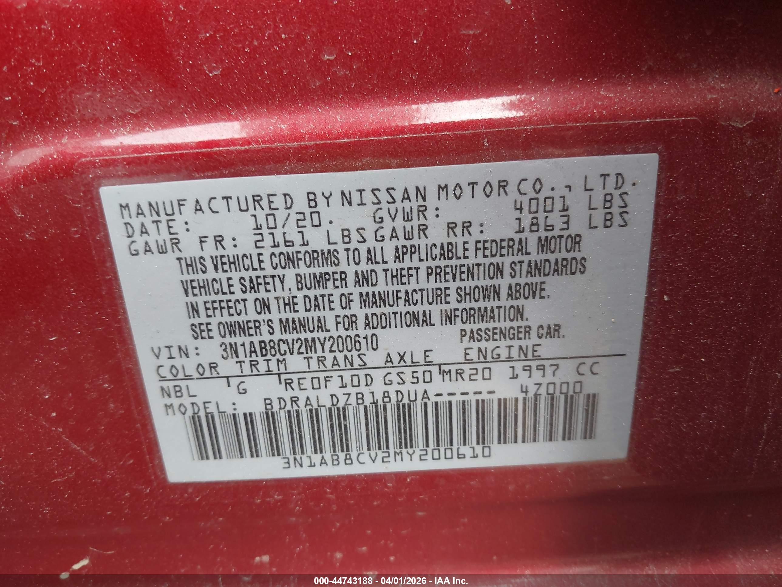 NISSAN SENTRA image 9