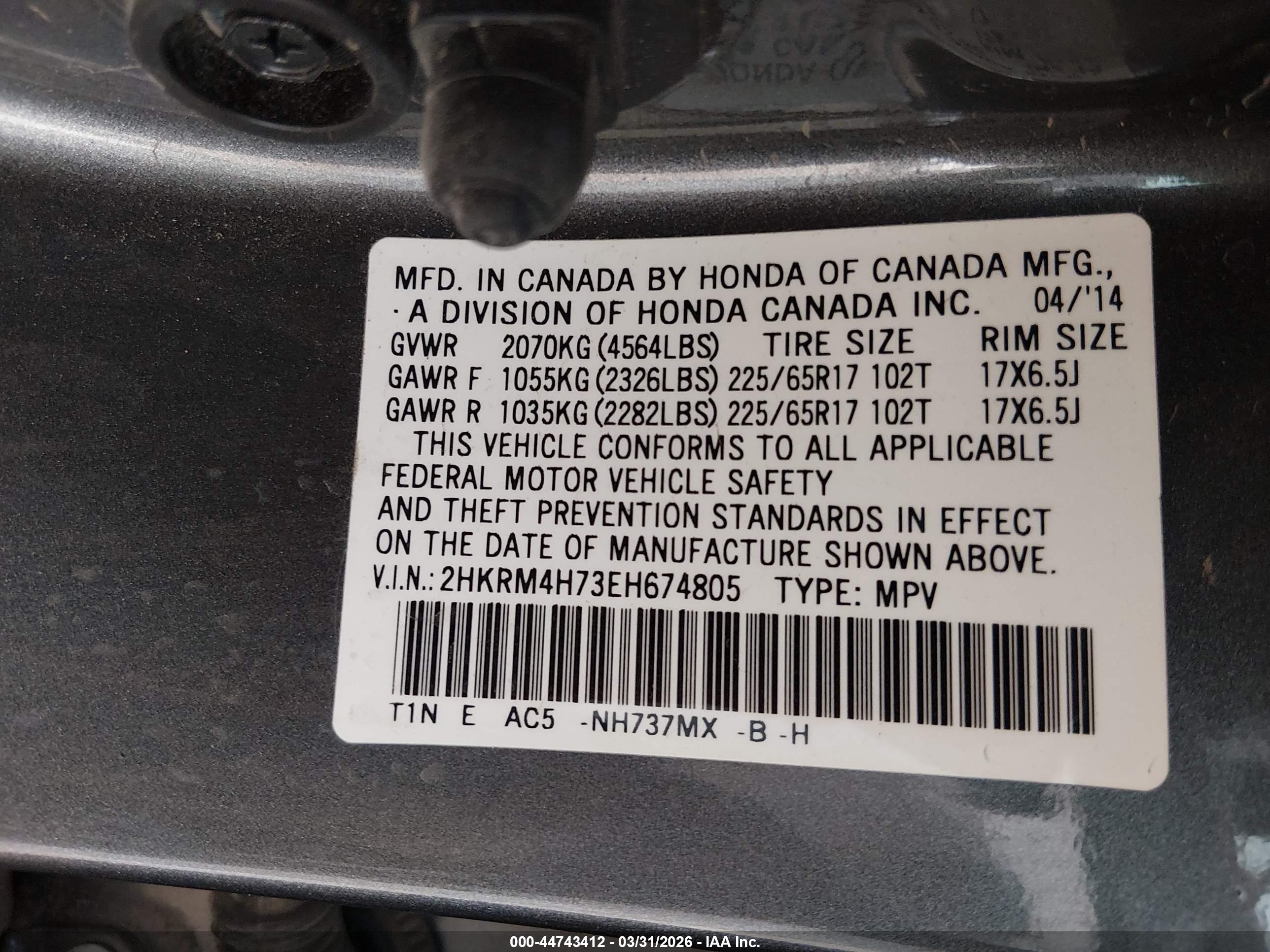 HONDA CR-V image 9