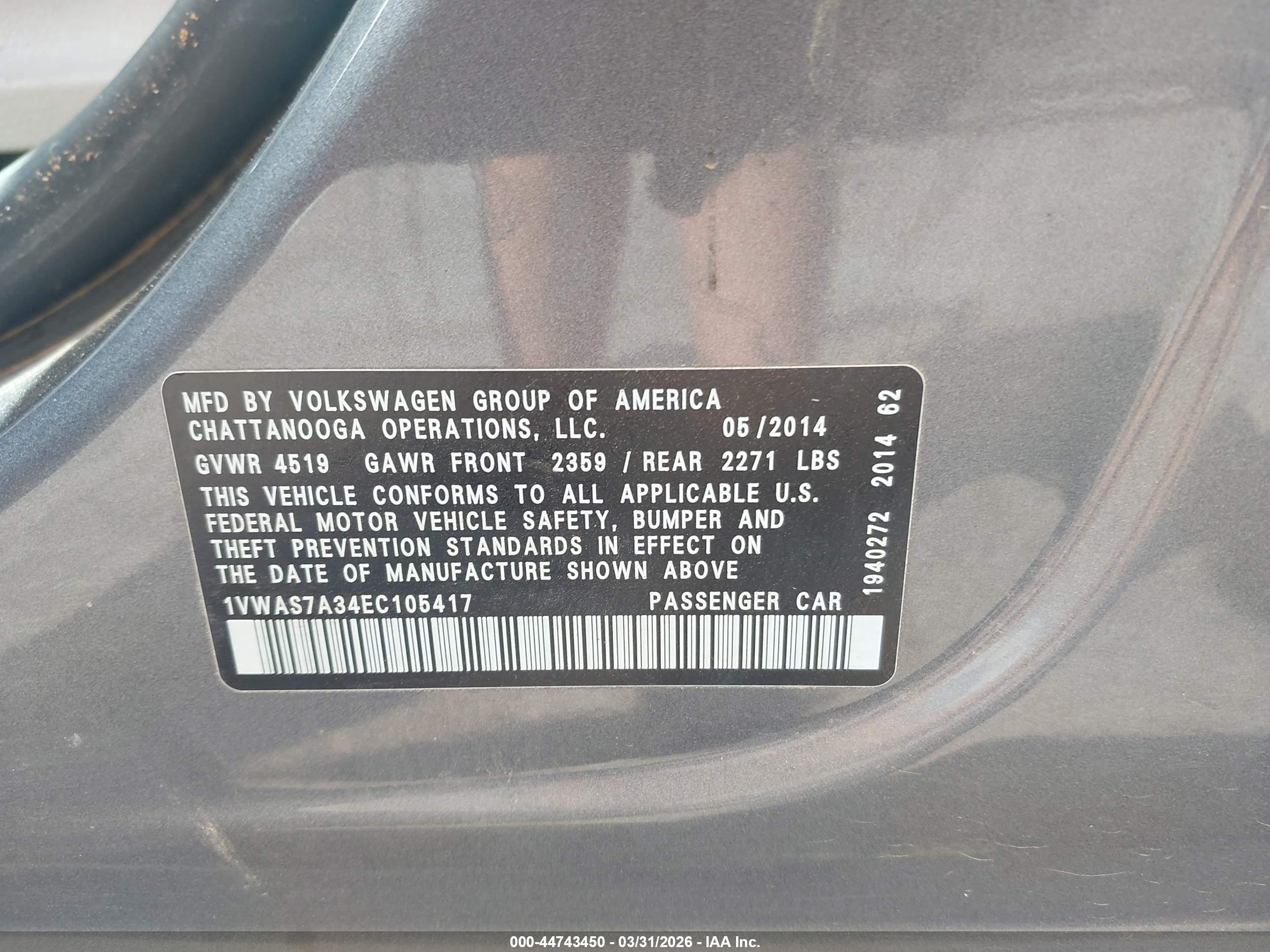 VOLKSWAGEN PASSAT image 9