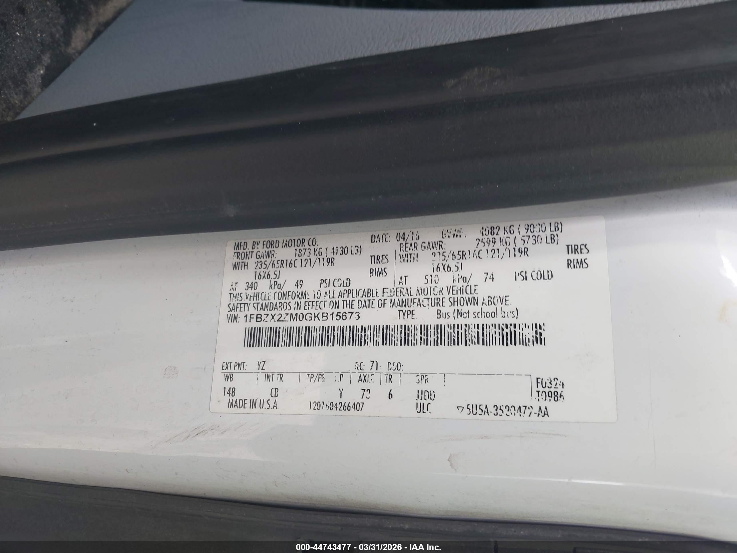 FORD TRANSIT-350 image 9