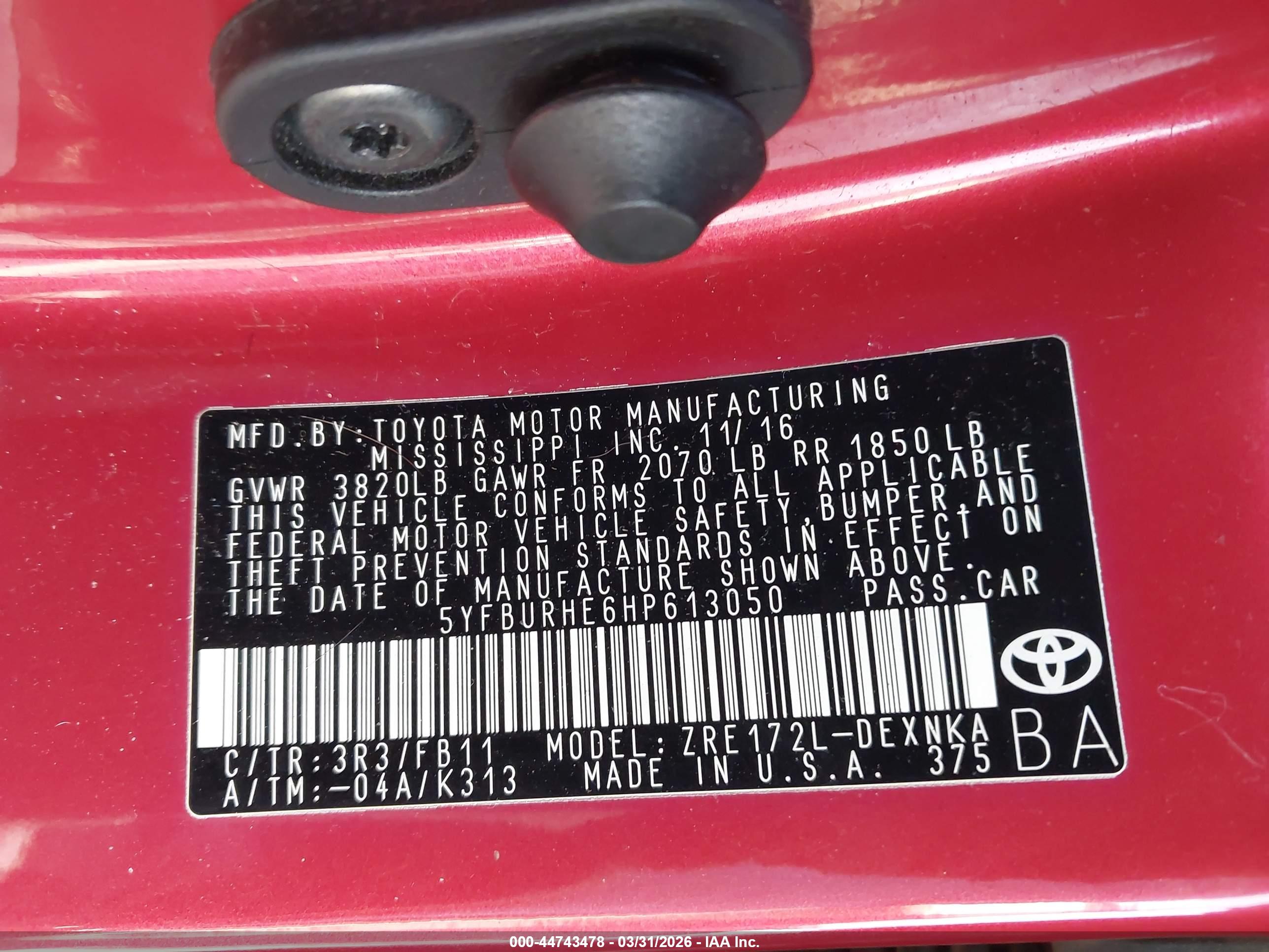 TOYOTA COROLLA image 9