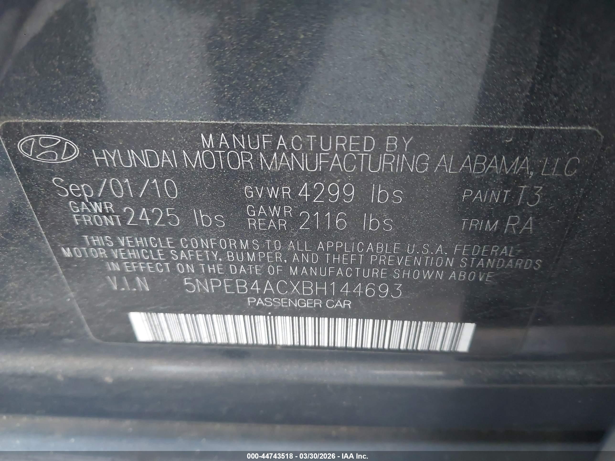 HYUNDAI SONATA image 9