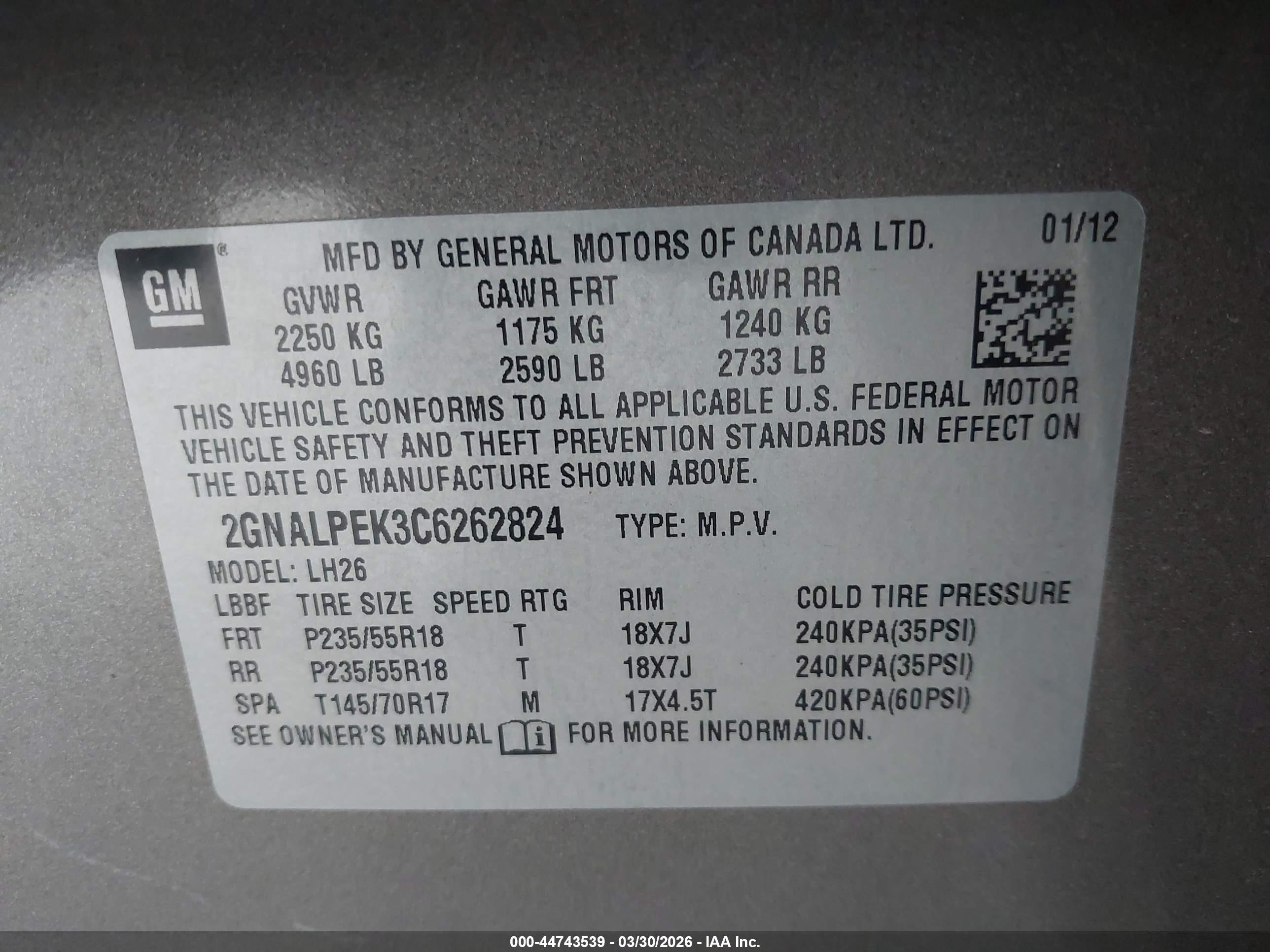 CHEVROLET EQUINOX image 9