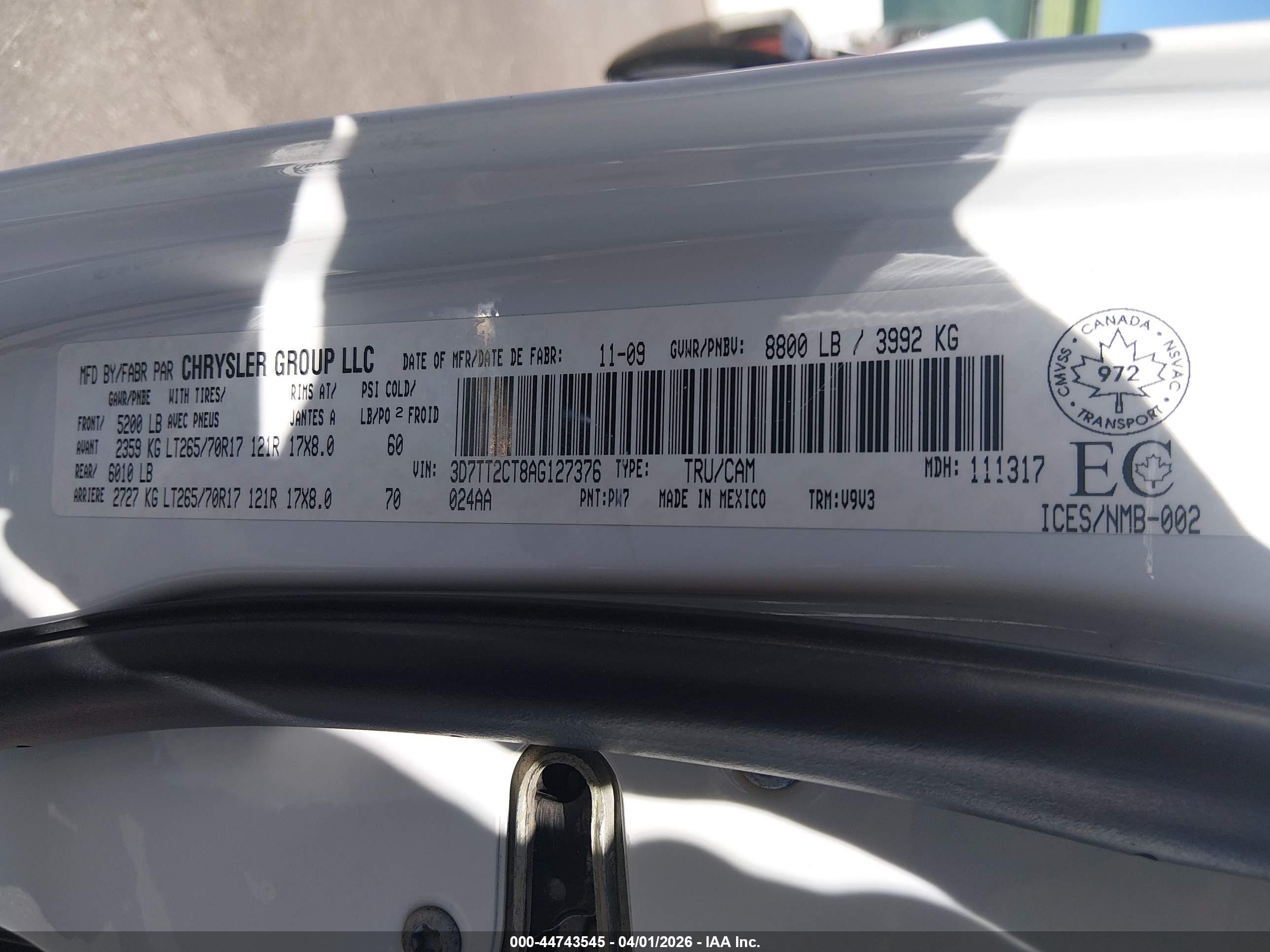 DODGE RAM image 9