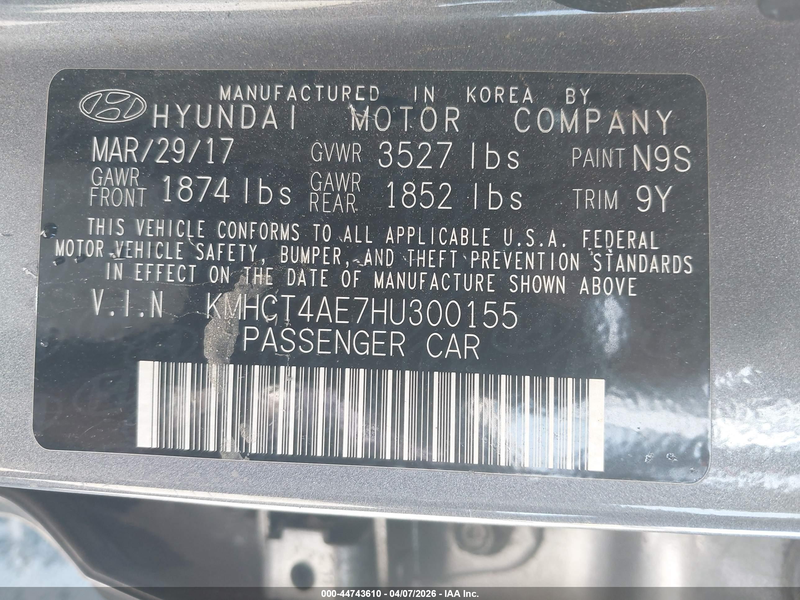 HYUNDAI ACCENT image 9