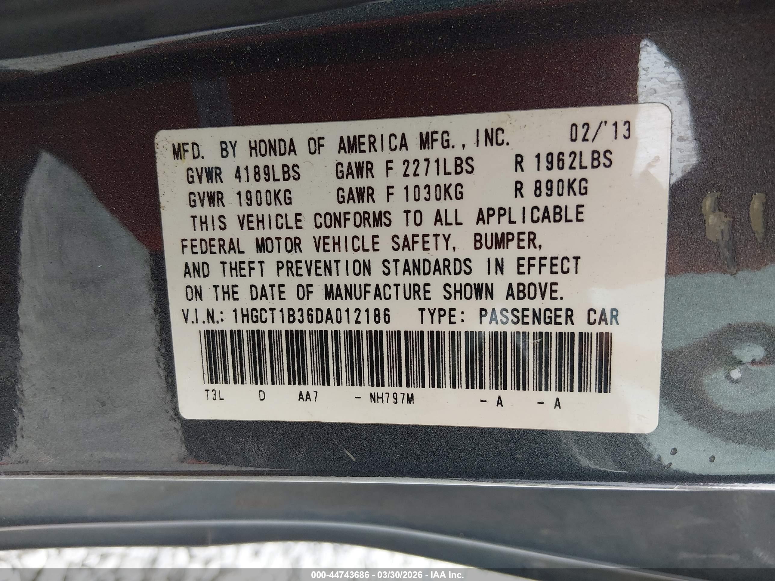 HONDA ACCORD image 9
