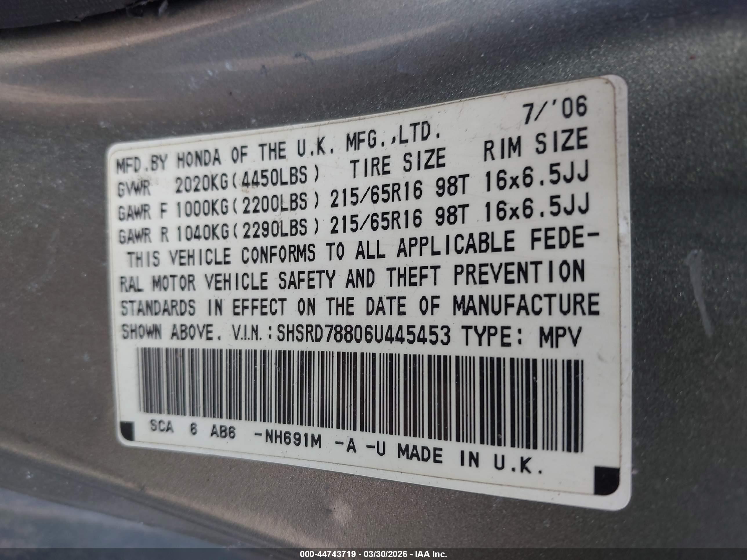 HONDA CR-V image 9