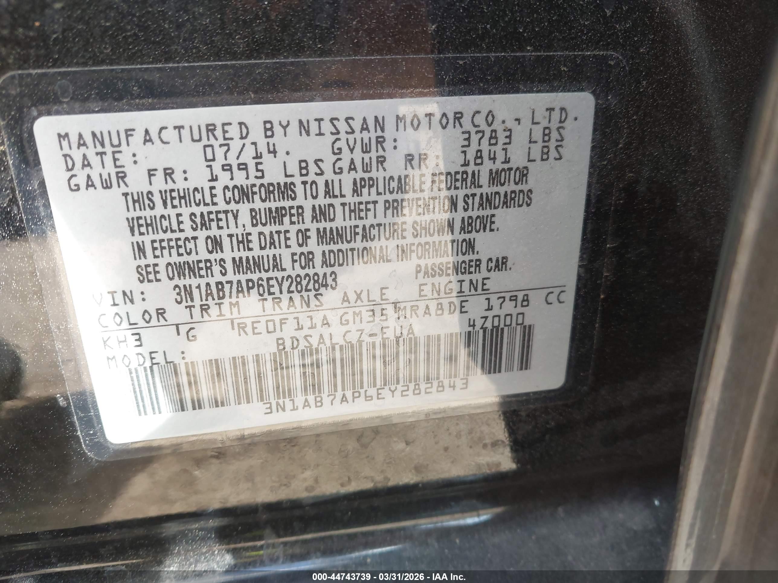 NISSAN SENTRA image 9