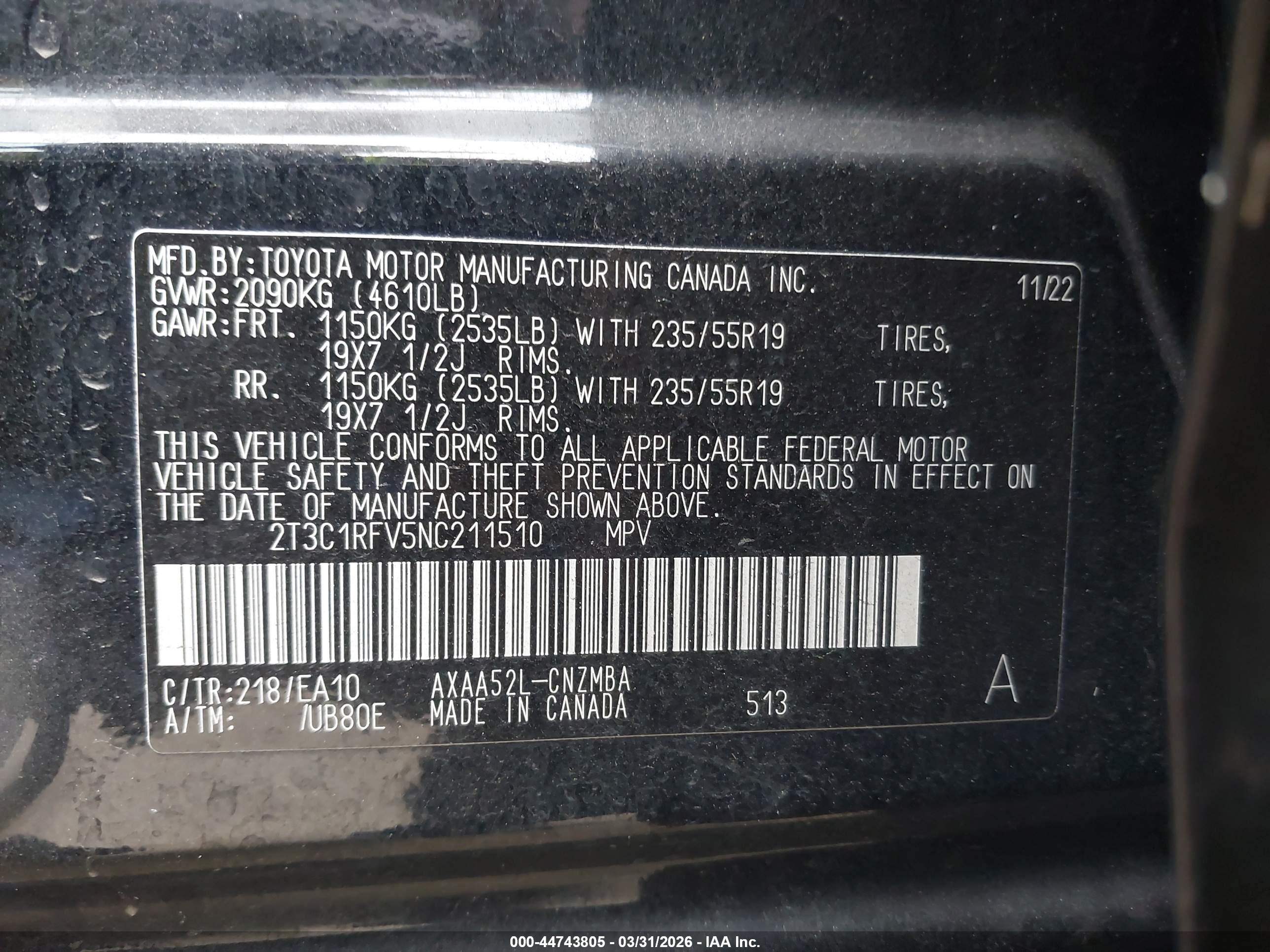 TOYOTA RAV4 image 9