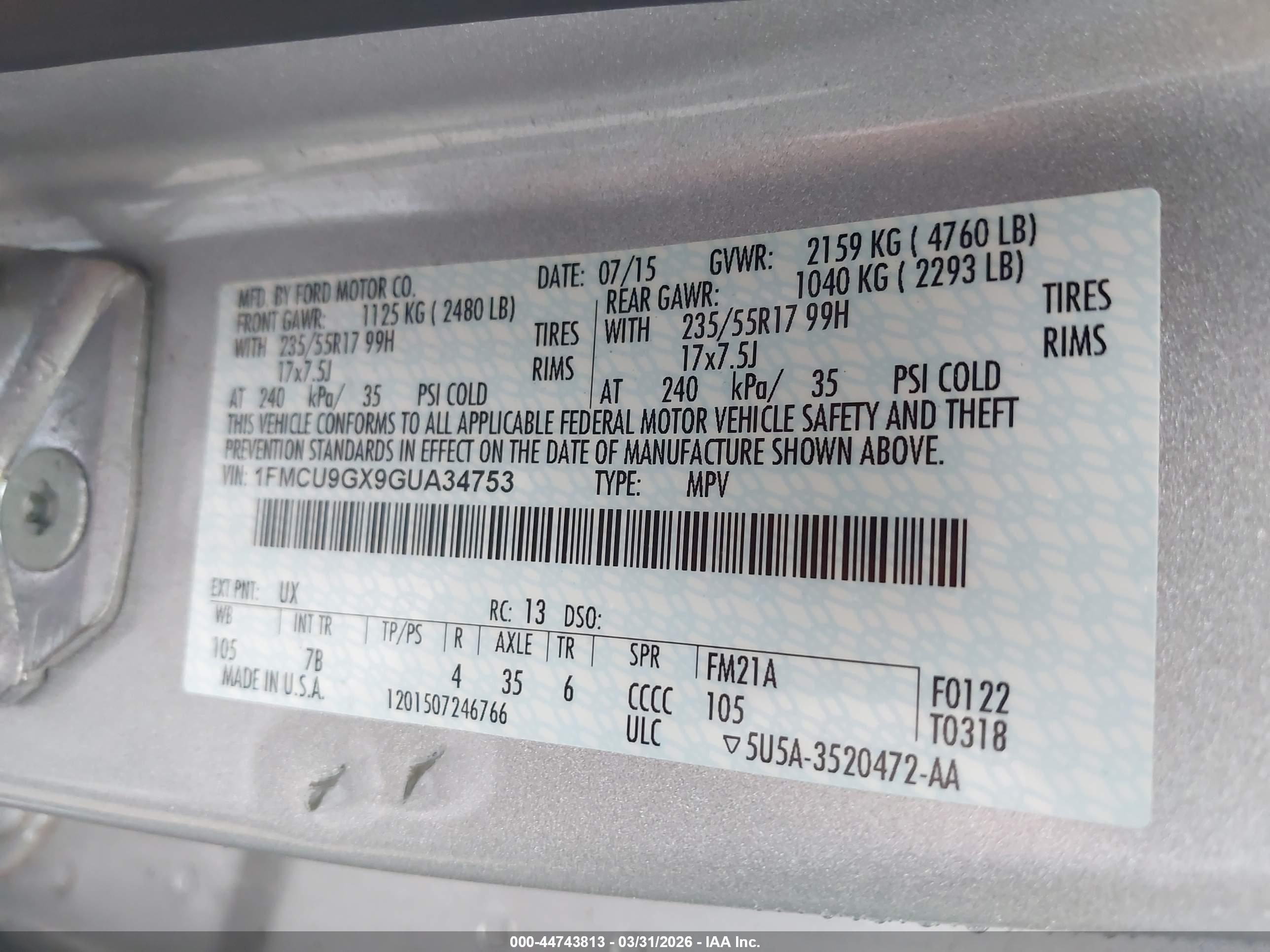 FORD ESCAPE image 9