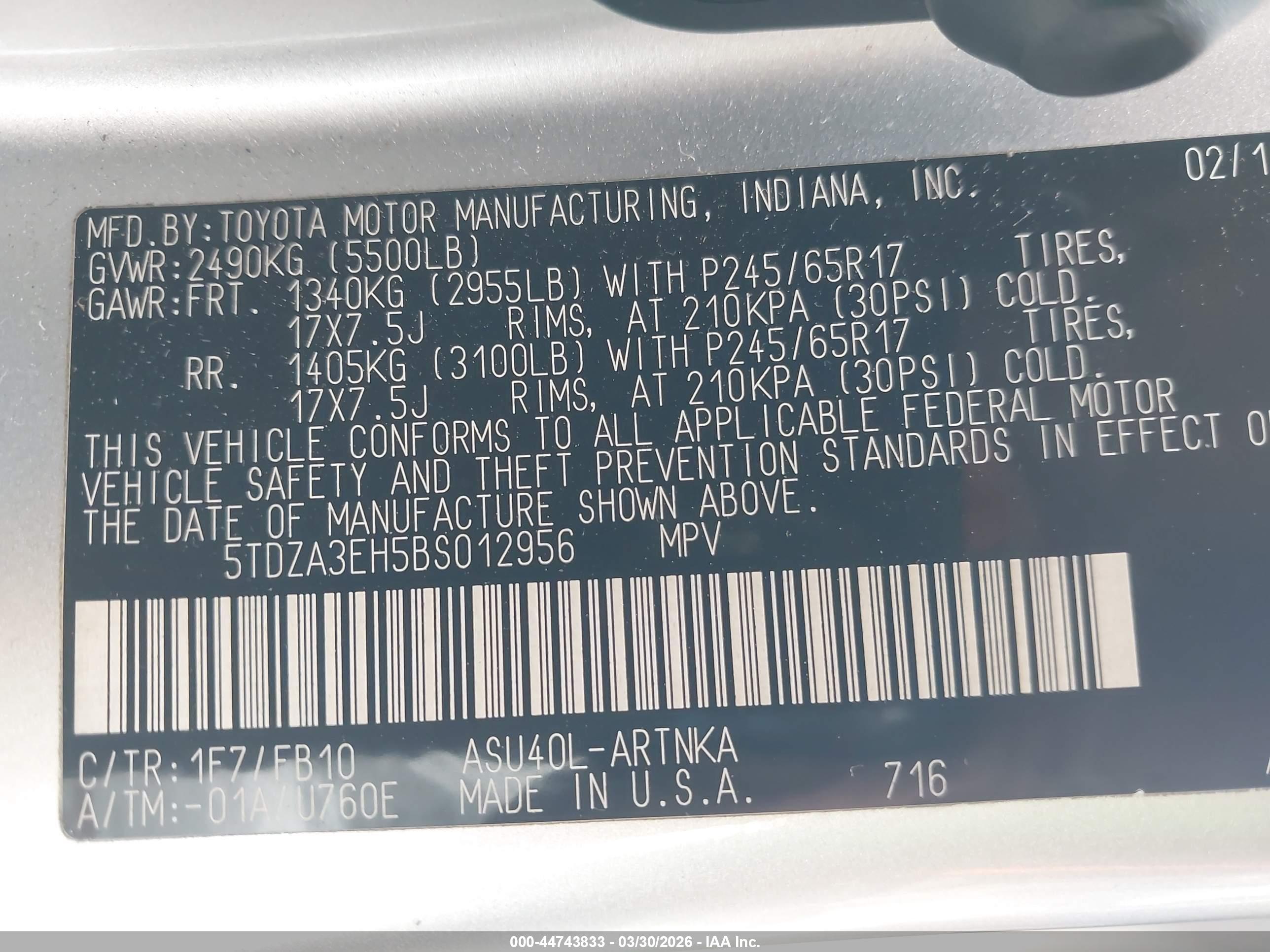 TOYOTA HIGHLANDER image 9