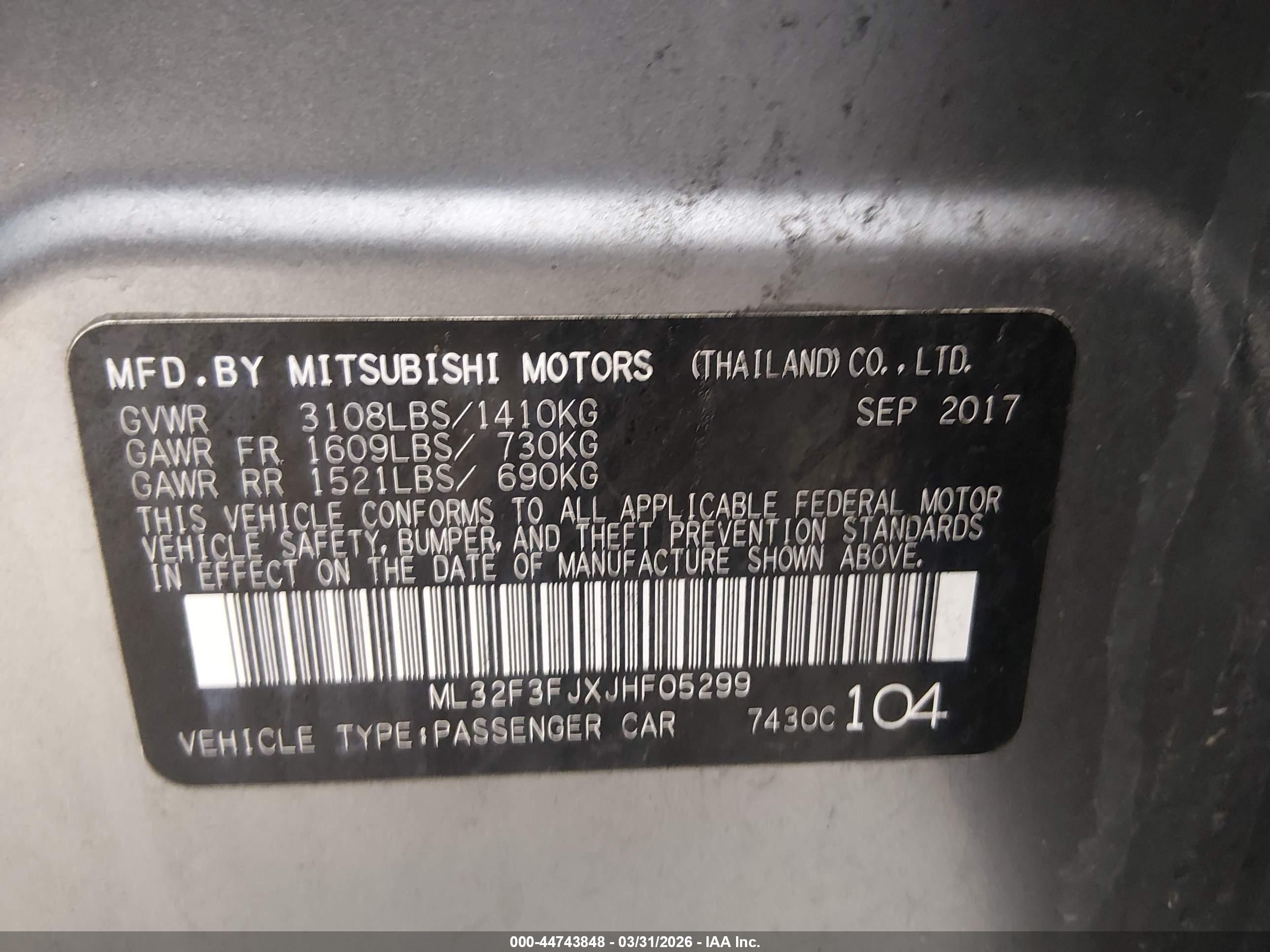 MITSUBISHI MIRAGE image 9