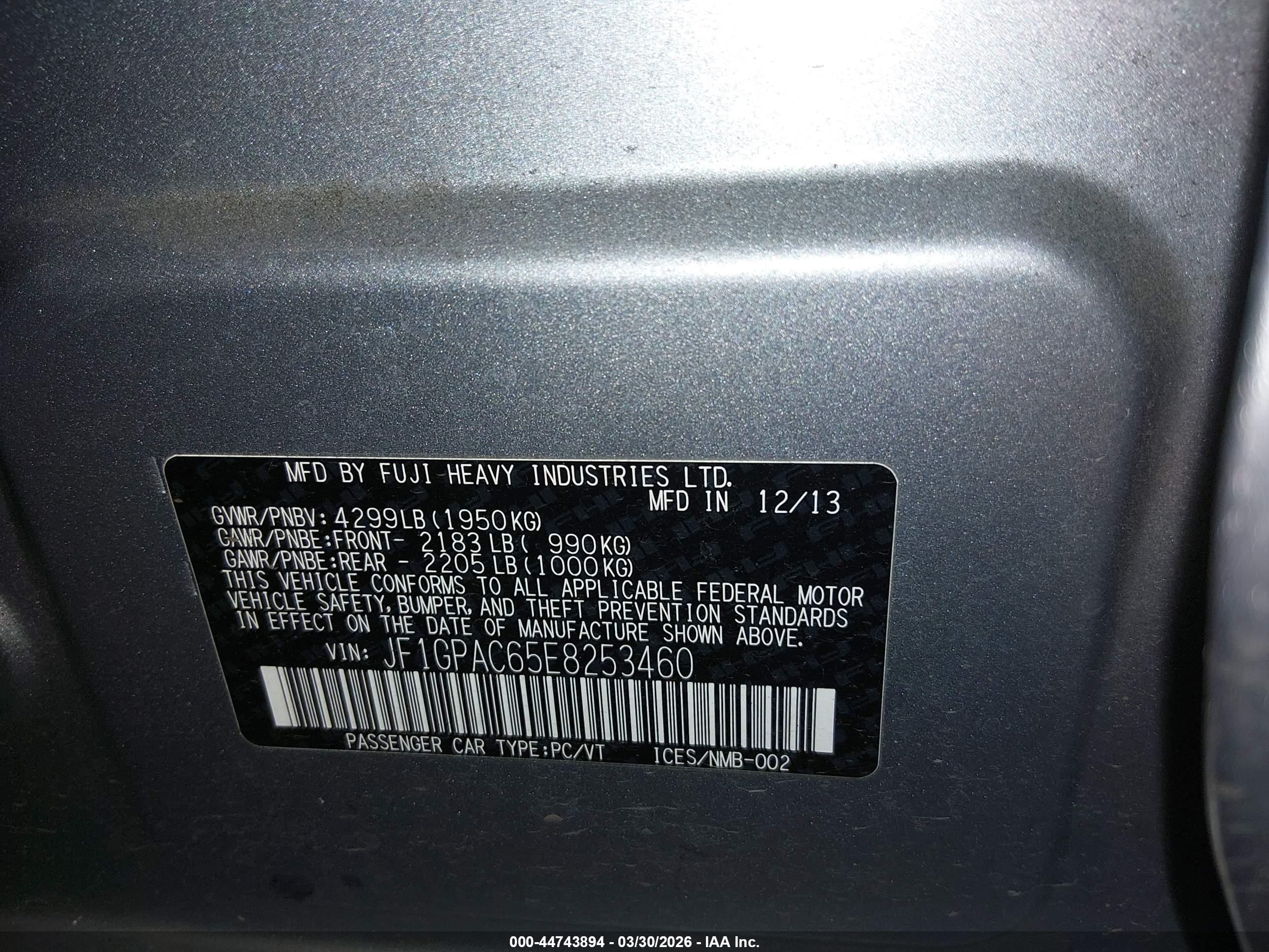 SUBARU IMPREZA image 9