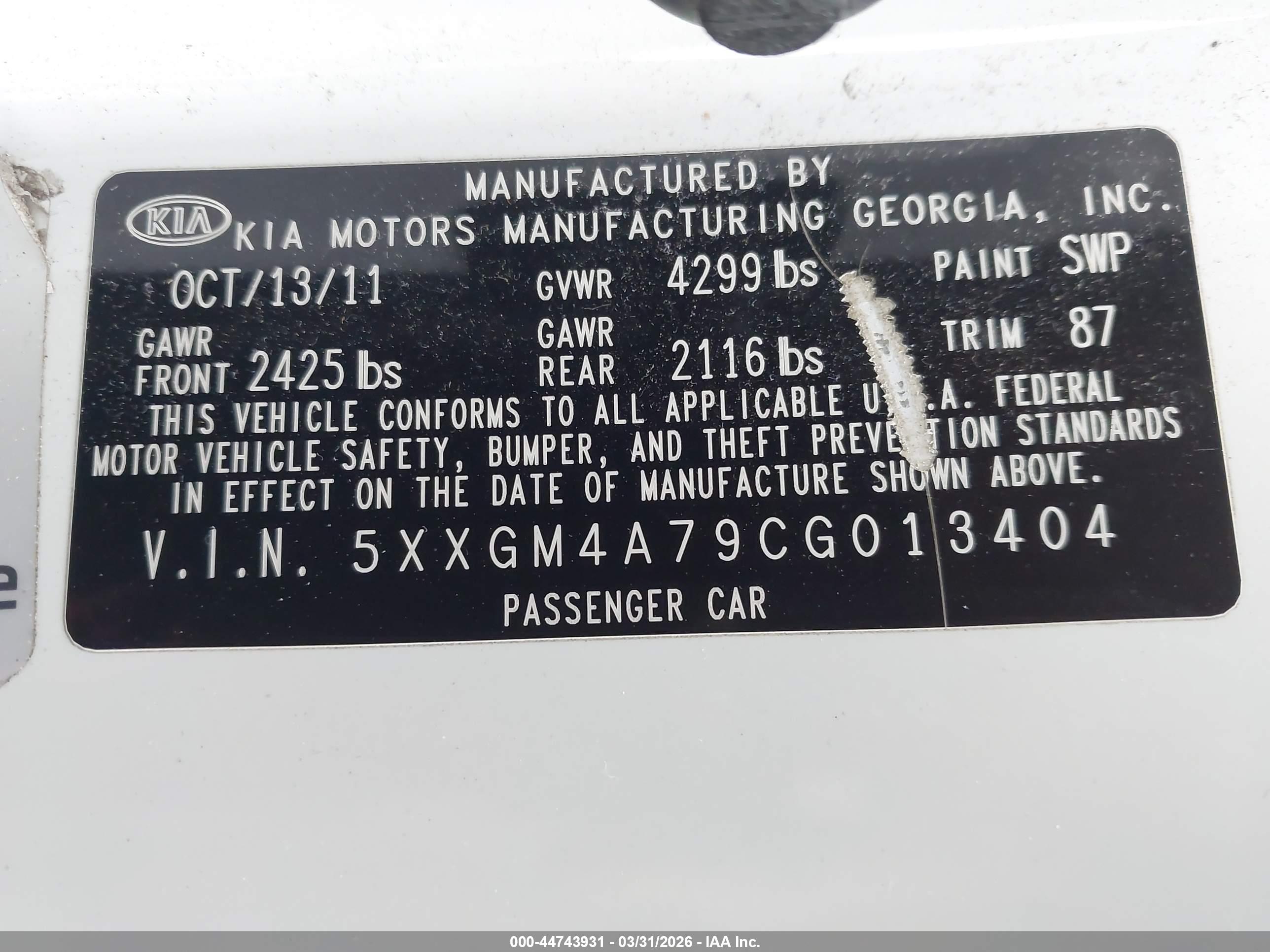 KIA OPTIMA image 9