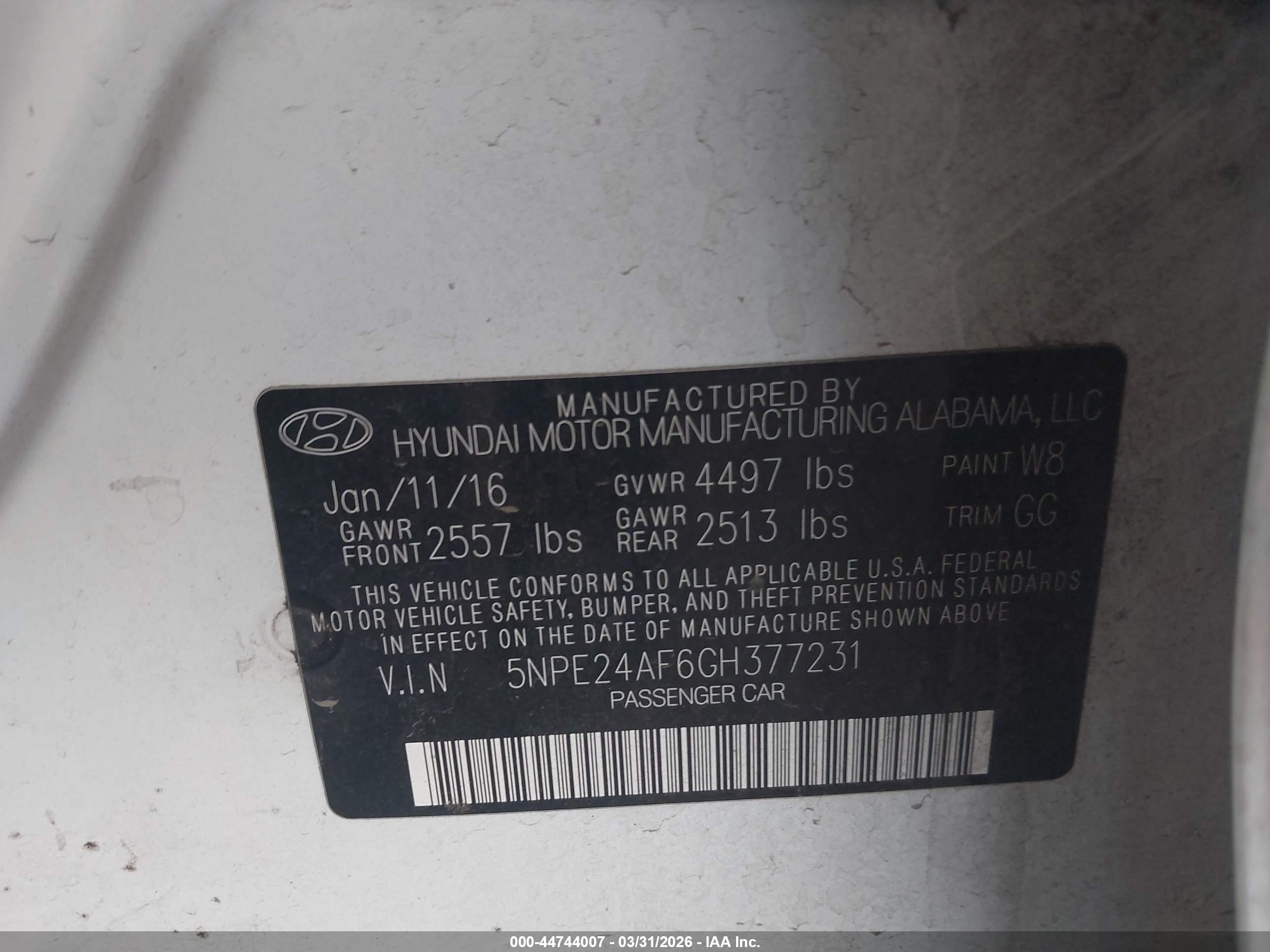HYUNDAI SONATA image 9
