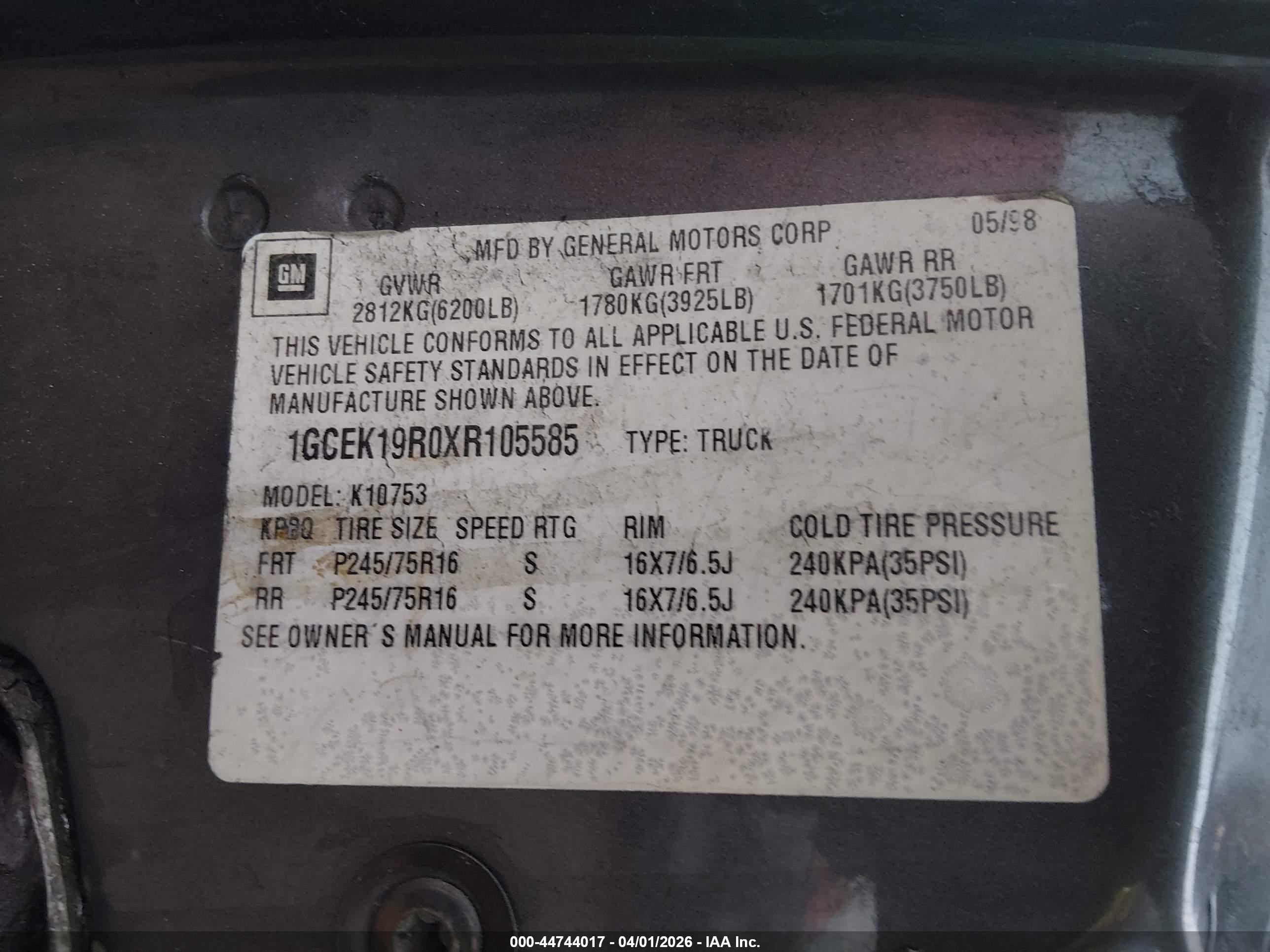 CHEVROLET K1500 image 9