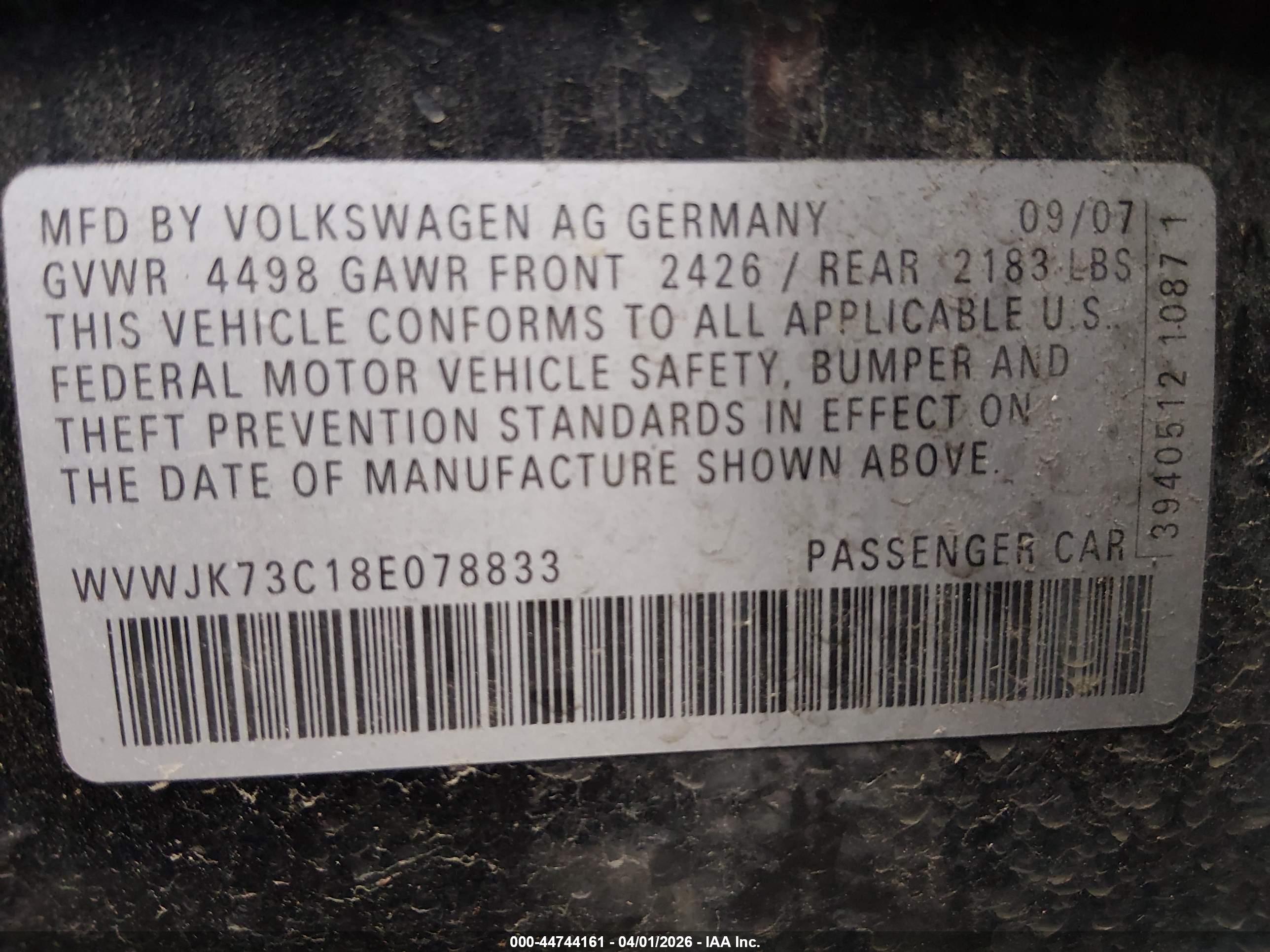 VOLKSWAGEN PASSAT image 9