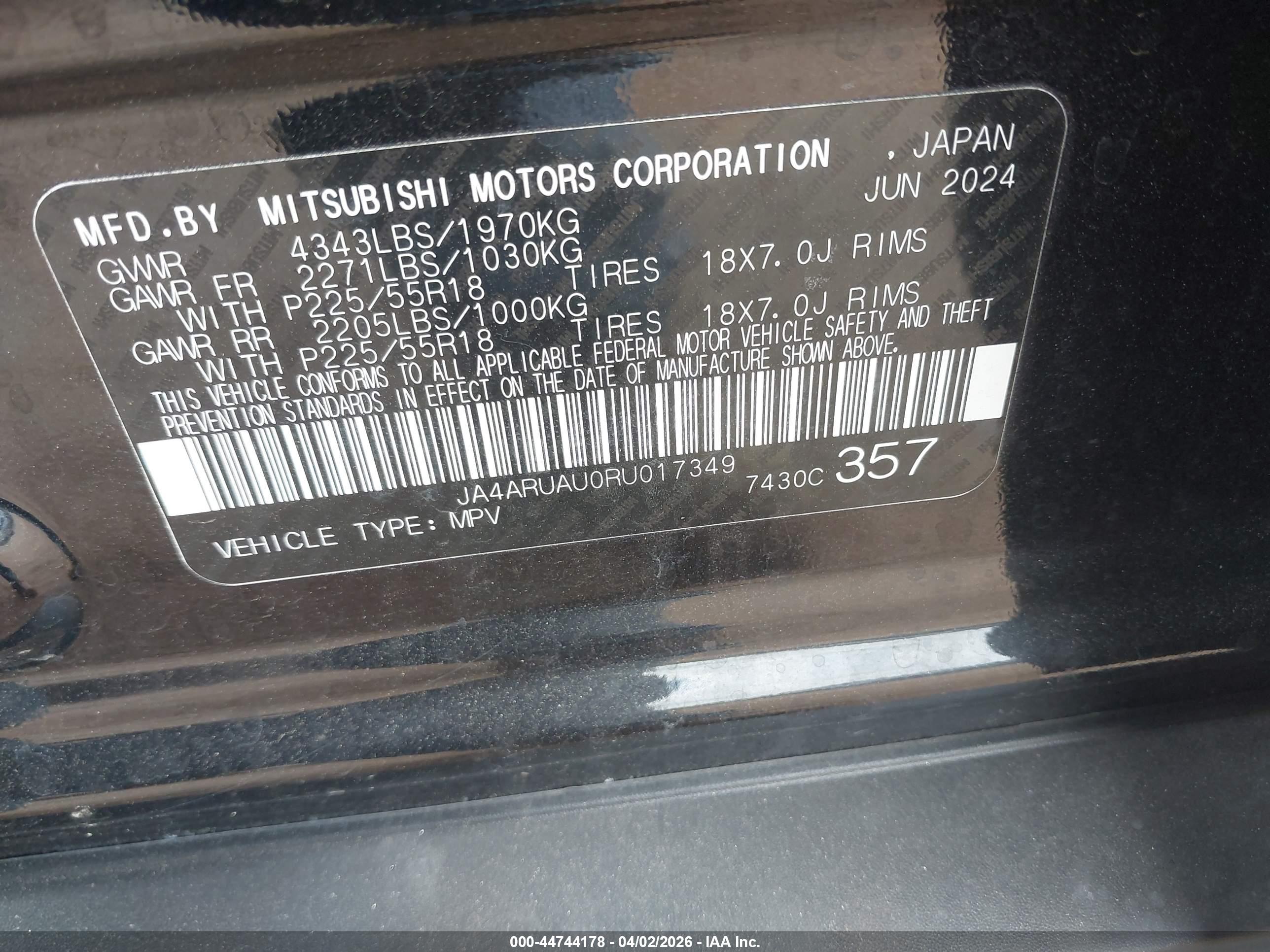 MITSUBISHI OUTLANDER image 9