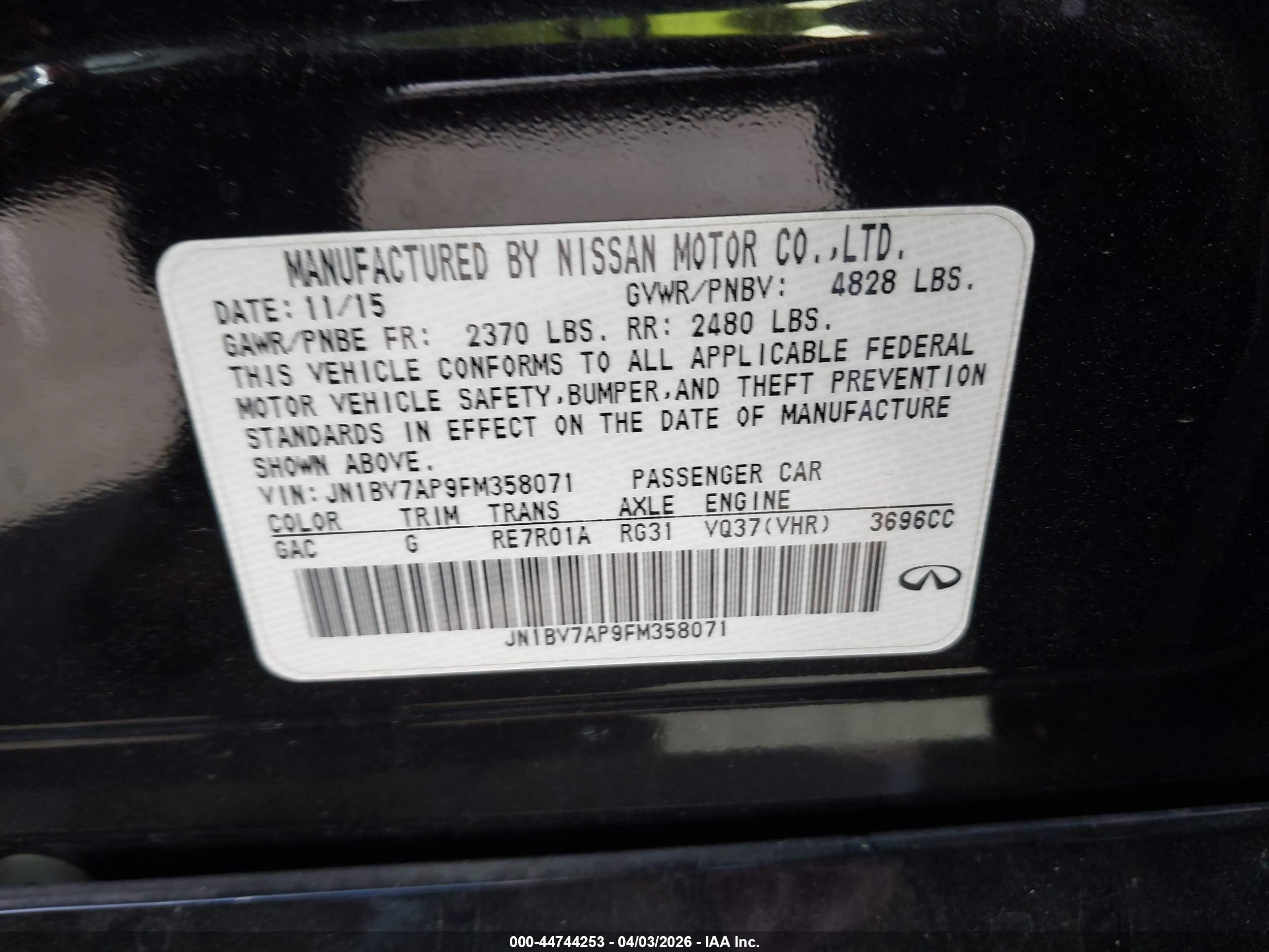 INFINITI Q50 image 9