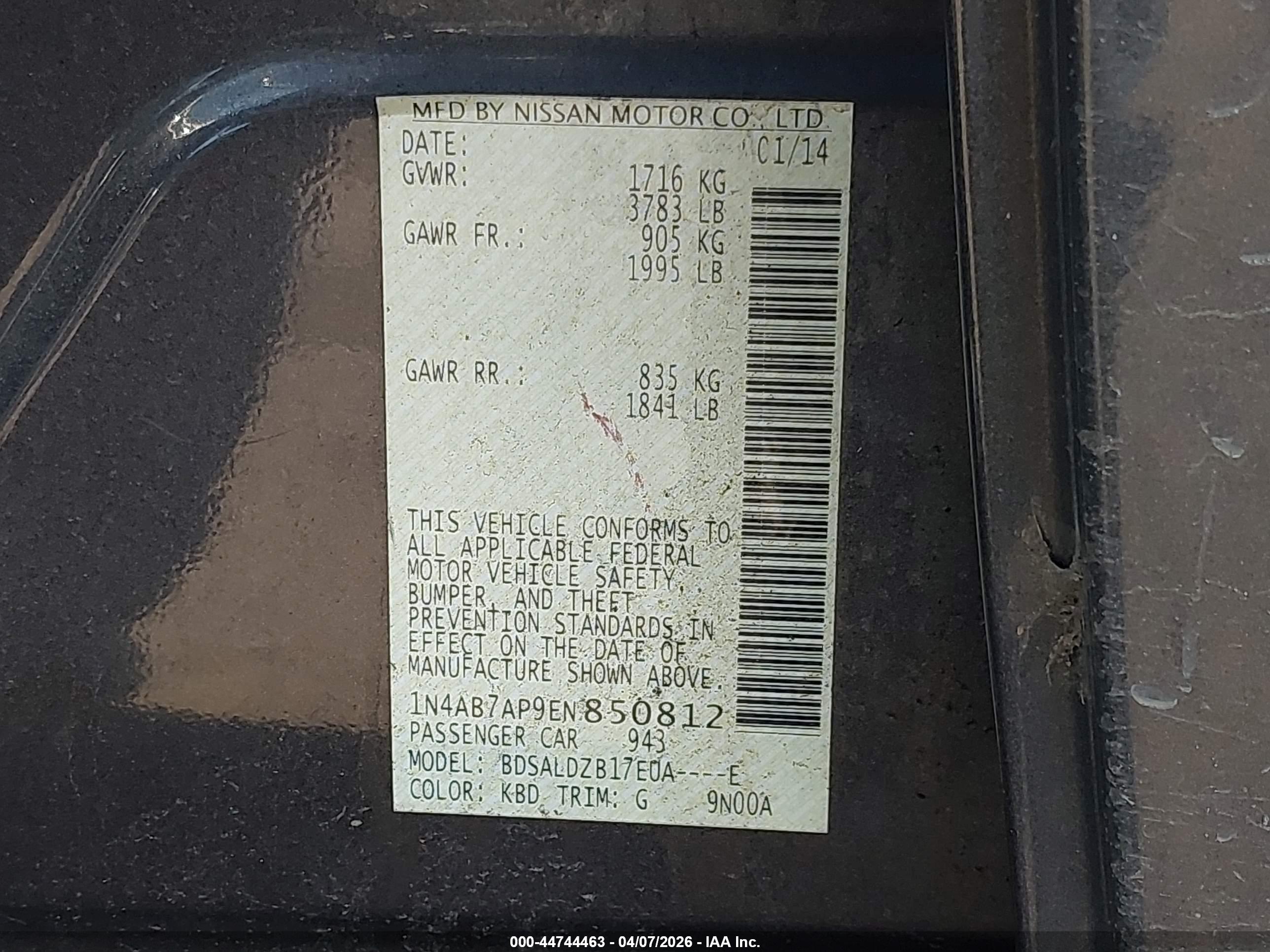 NISSAN SENTRA image 9