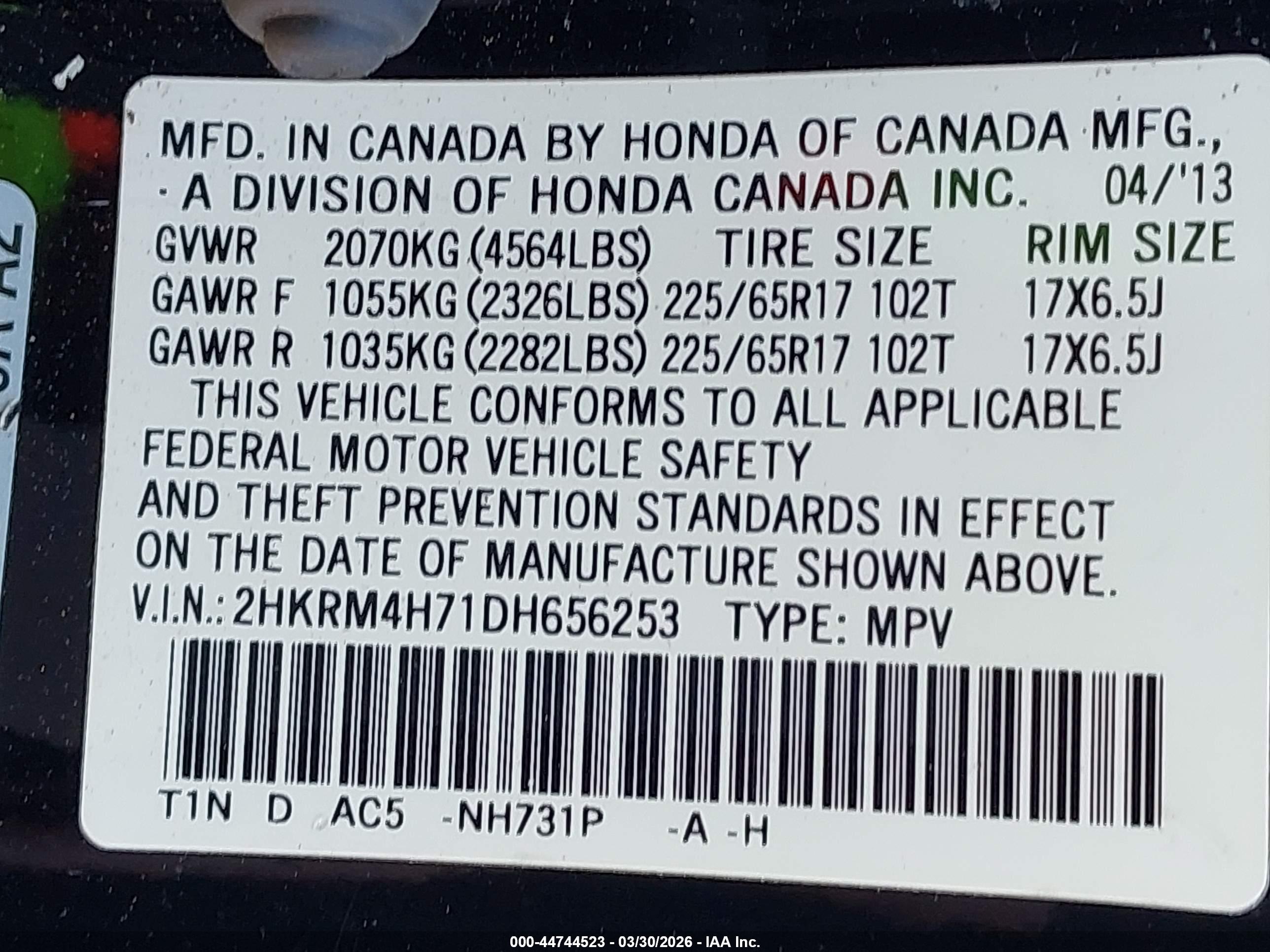 HONDA CR-V image 9