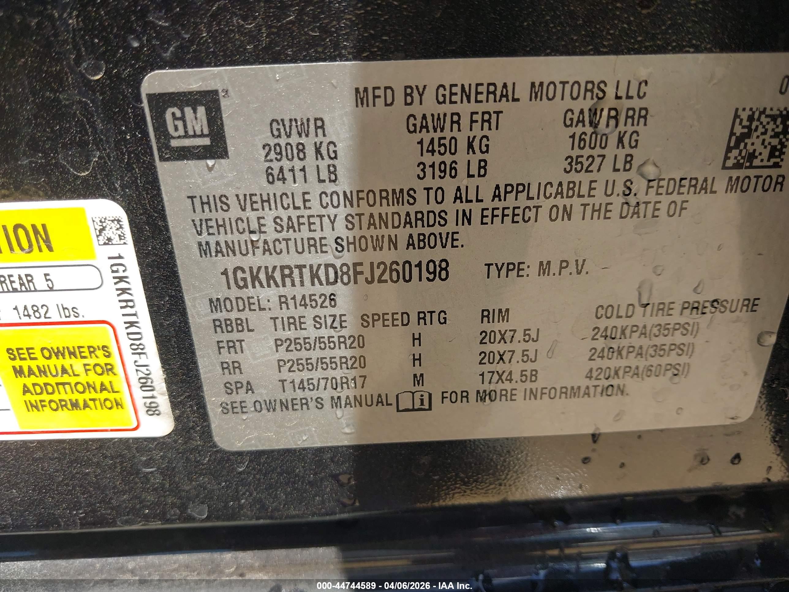 GMC ACADIA image 9