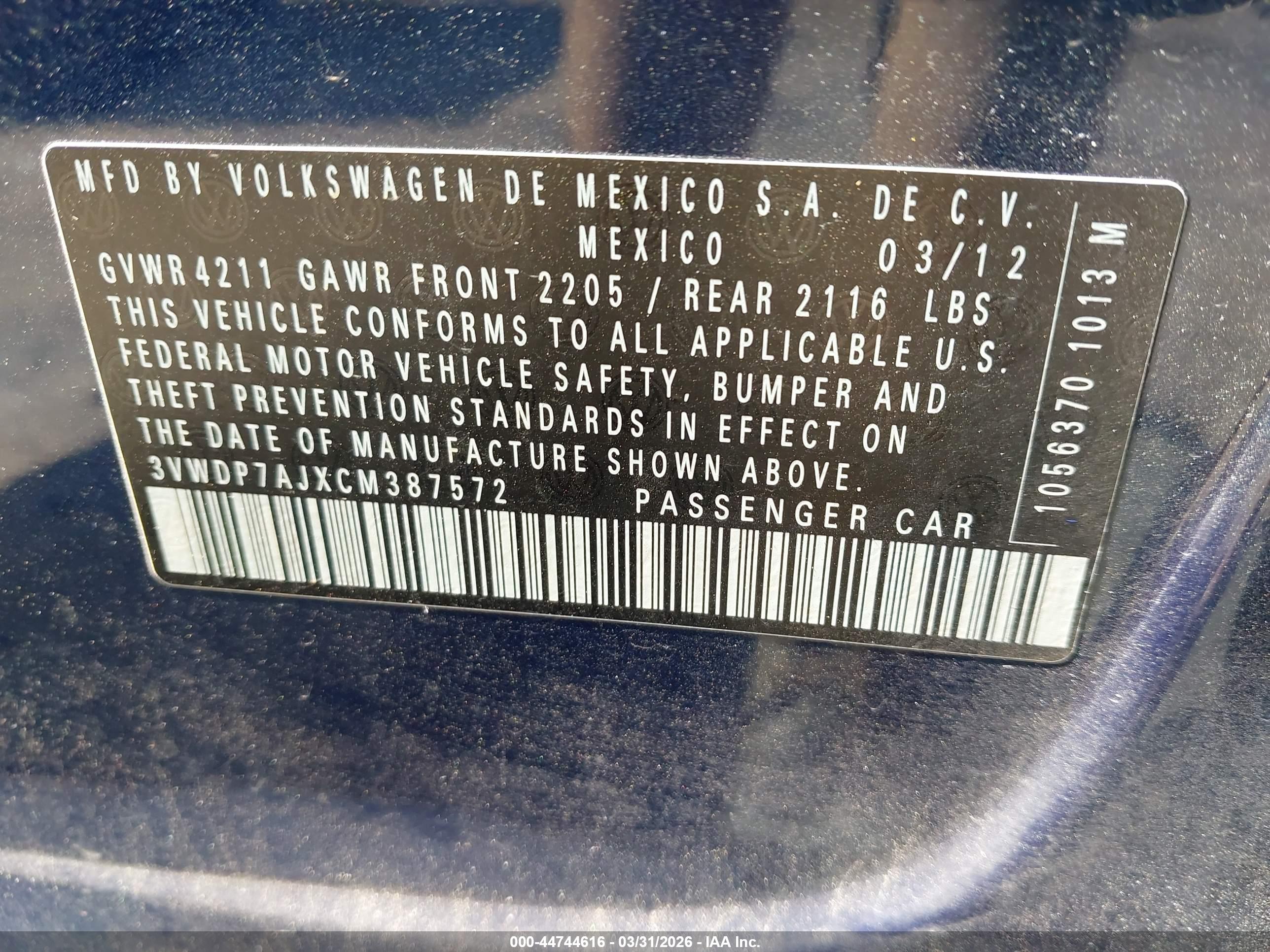 VOLKSWAGEN JETTA image 9